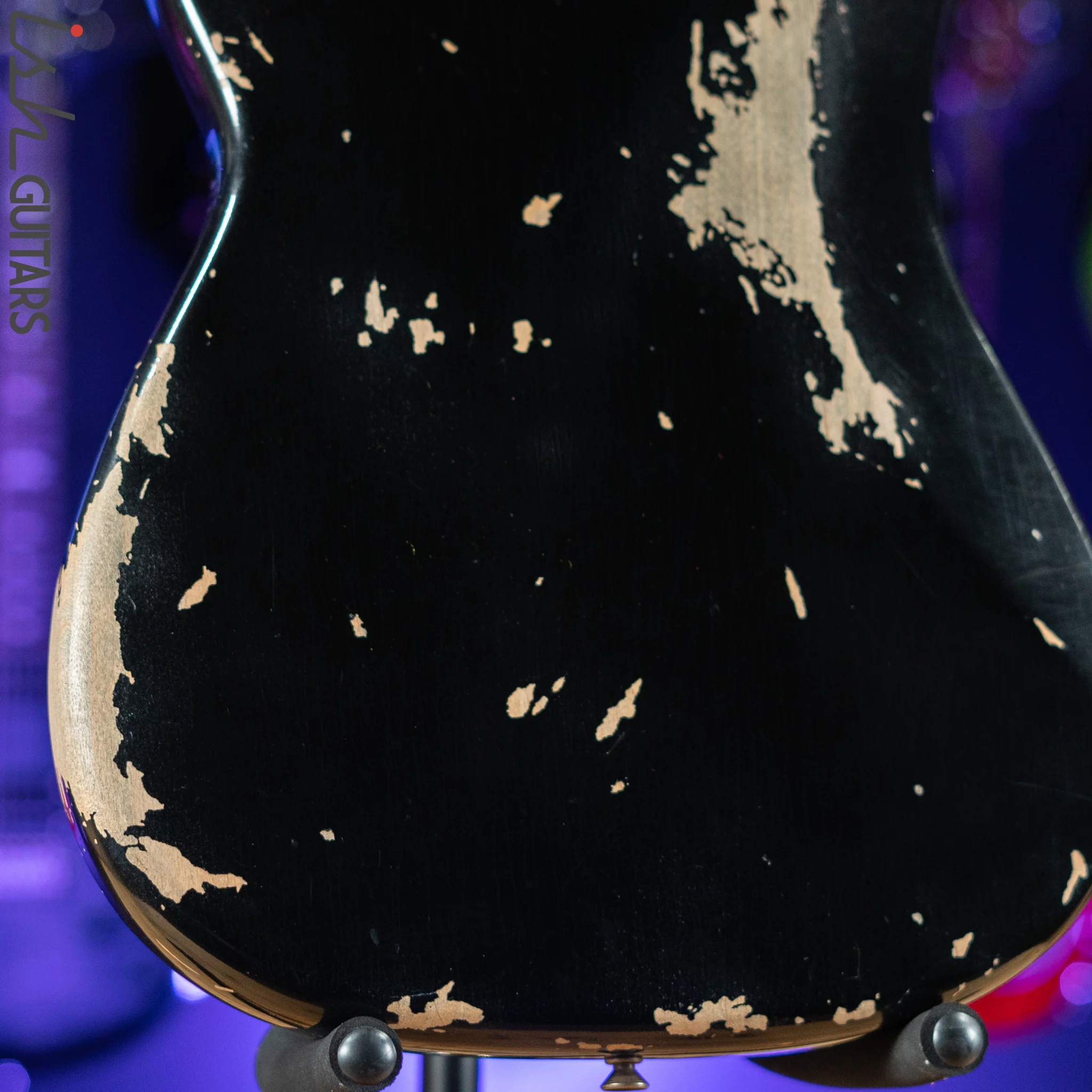 2021 Fender Custom Shop '60 Precision Bass Heavy Relic Black - Image 8