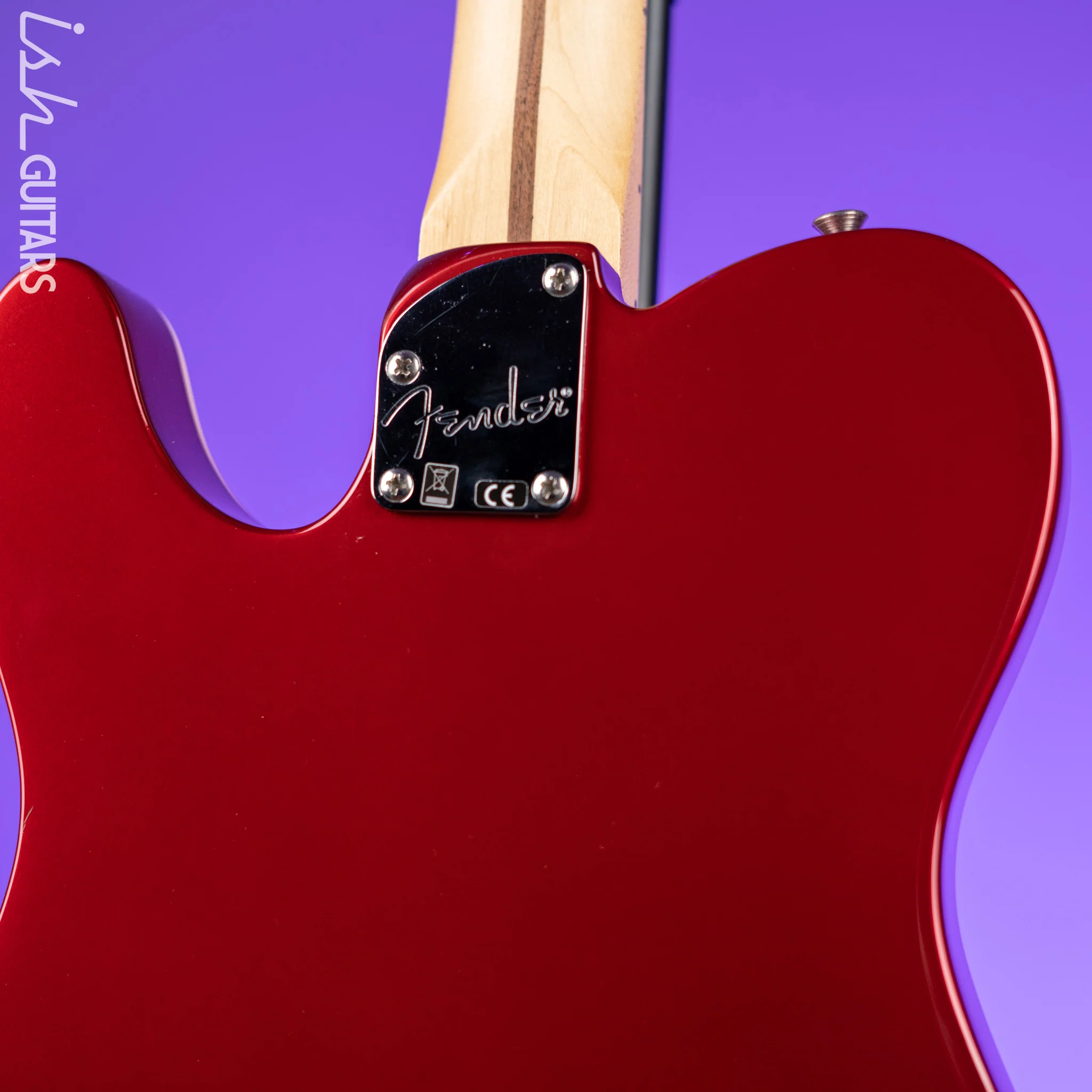 2021 Fender Deluxe Telecaster Thinline Candy Apple Red - Image 9