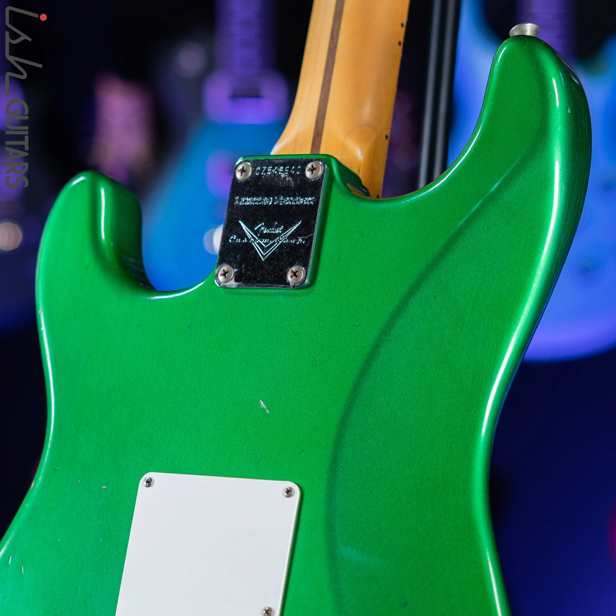 2021 Fender LTD ‘58 Stratocaster Journeyman Candy Green Relic - Image 8