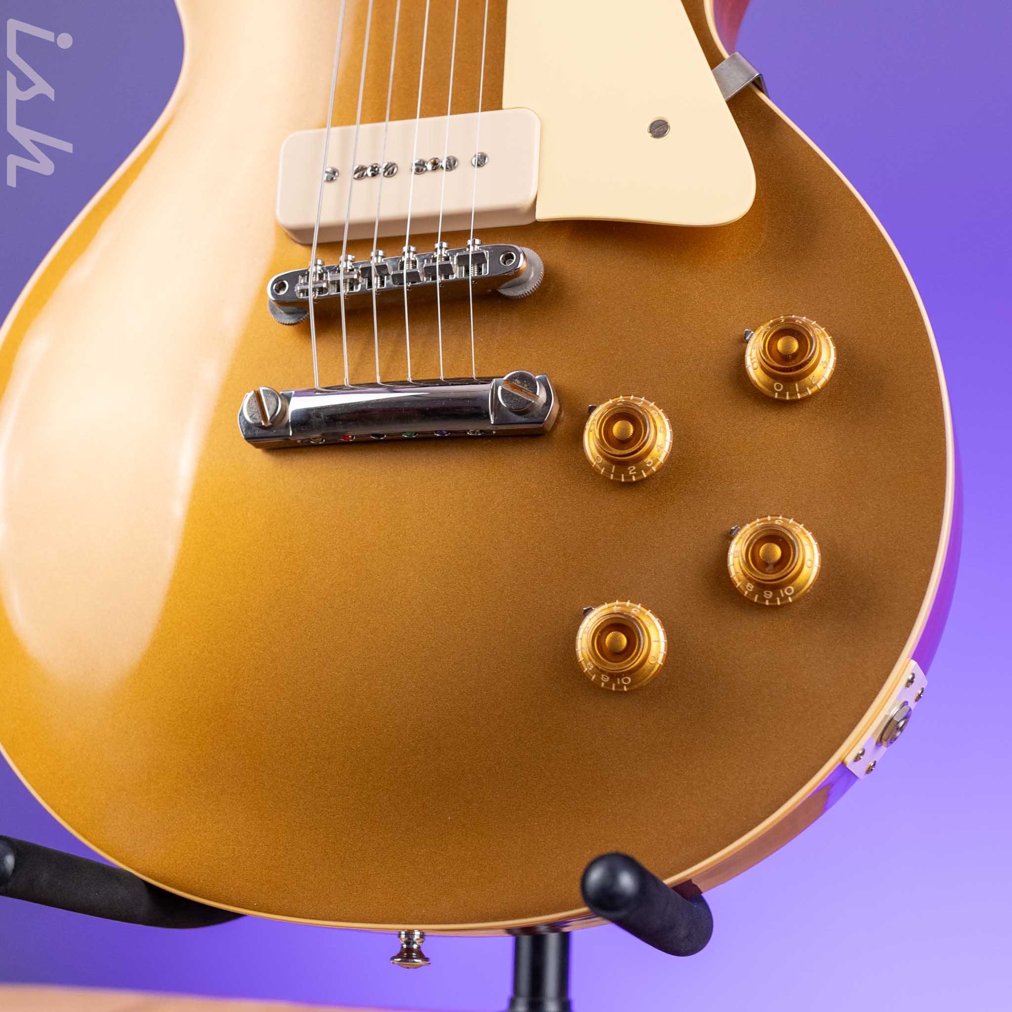2021 Gibson Custom 1956 Les Paul Goldtop Reissue VOS Double Gold - Image 4