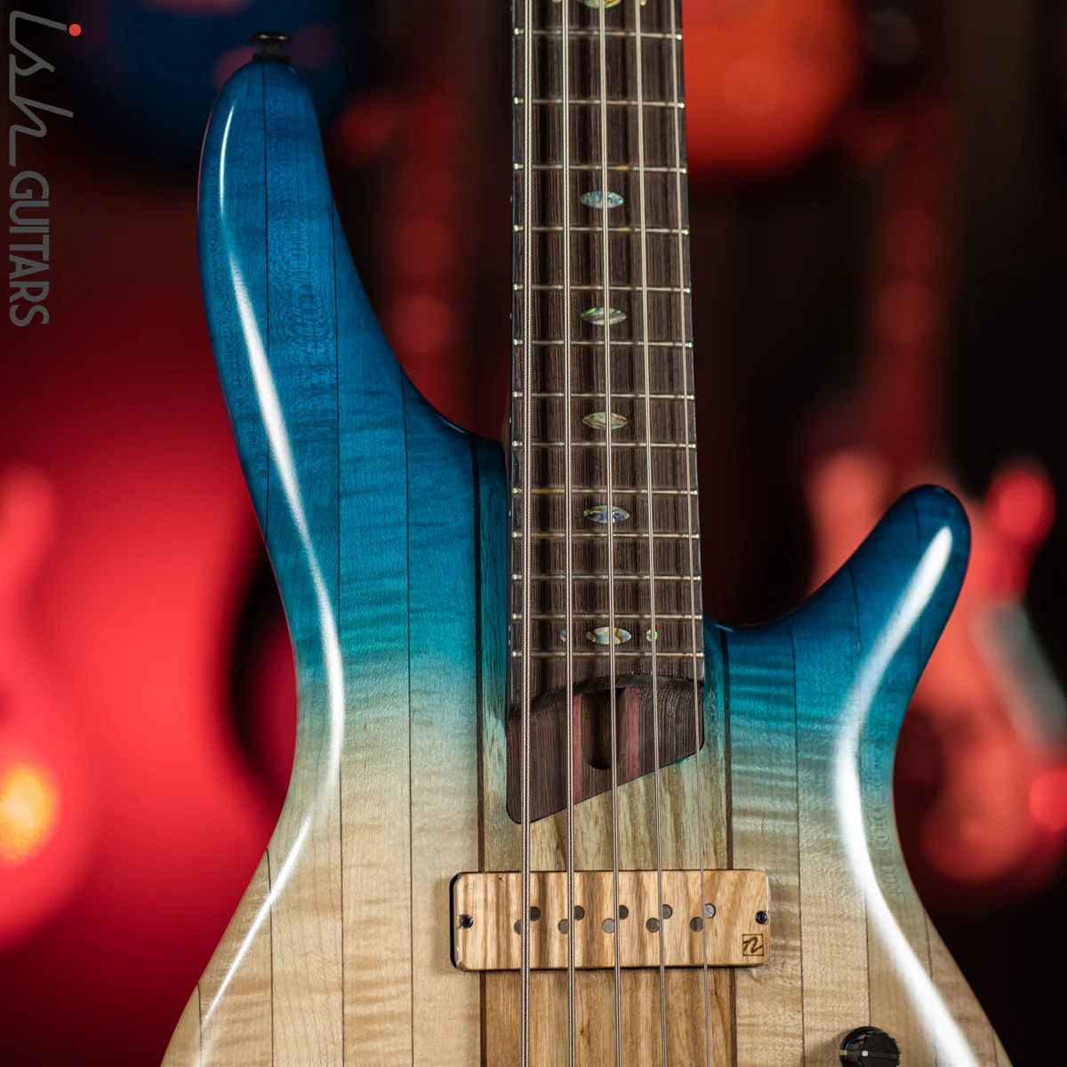 Ibanez Premium SR5CMLTD 5-String Caribbean Islet Low Gloss - Image 3