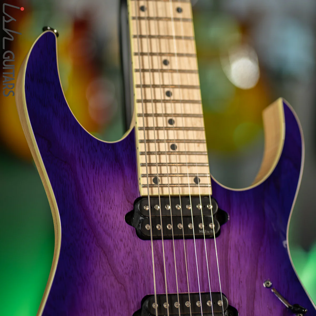Ibanez Prestige RG752AHM Royal Plum Burst Electric Guitar - Image 5