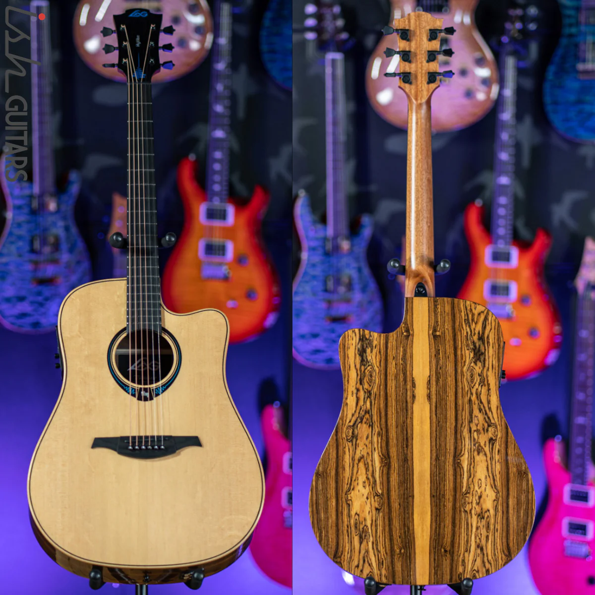 Lâg THV30DCE Dreadnought Hyvibe Tramontane Smart Guitar