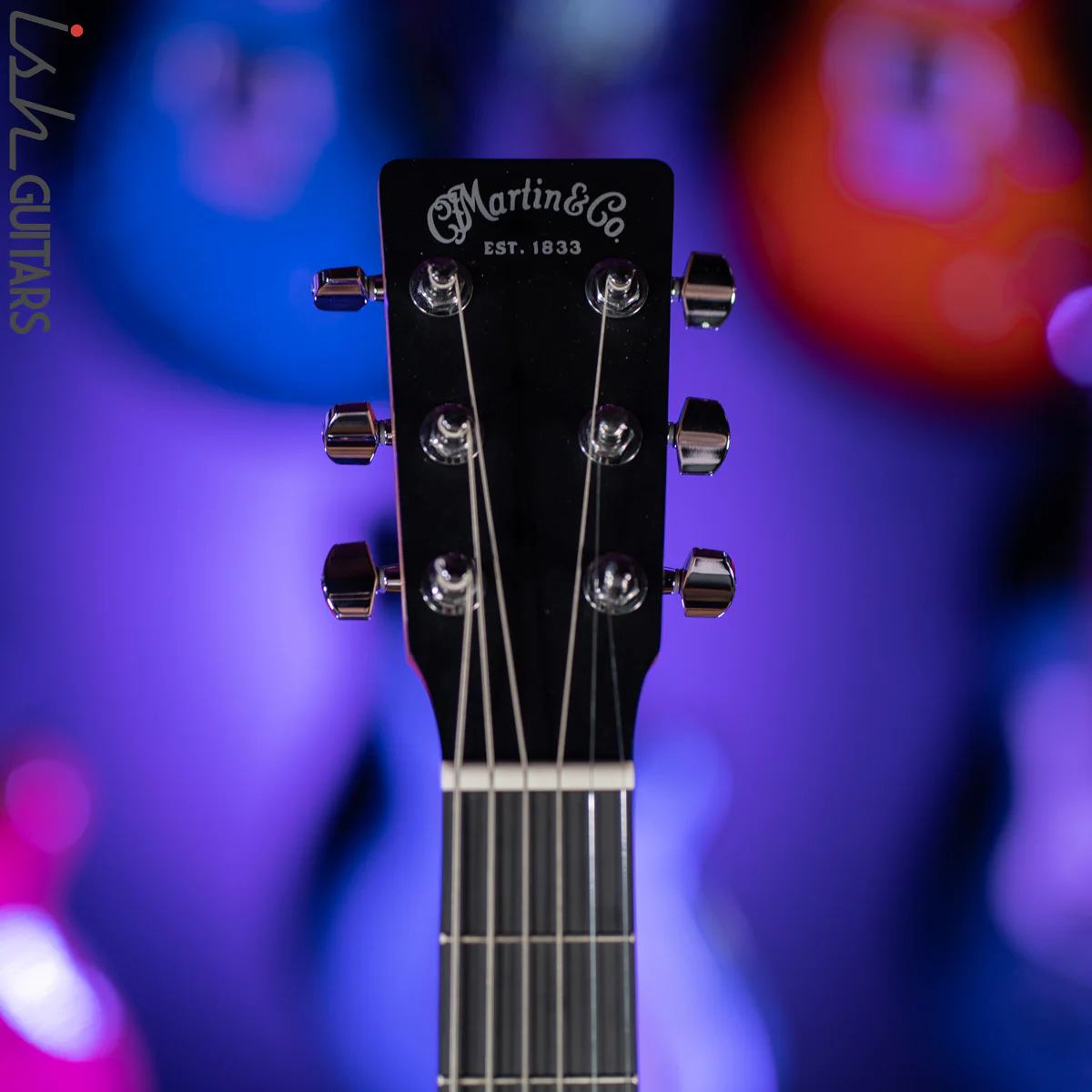 Martin DJr-10 Dreadnought Junior Acoustic Guitar Natural Sitka - Image 6