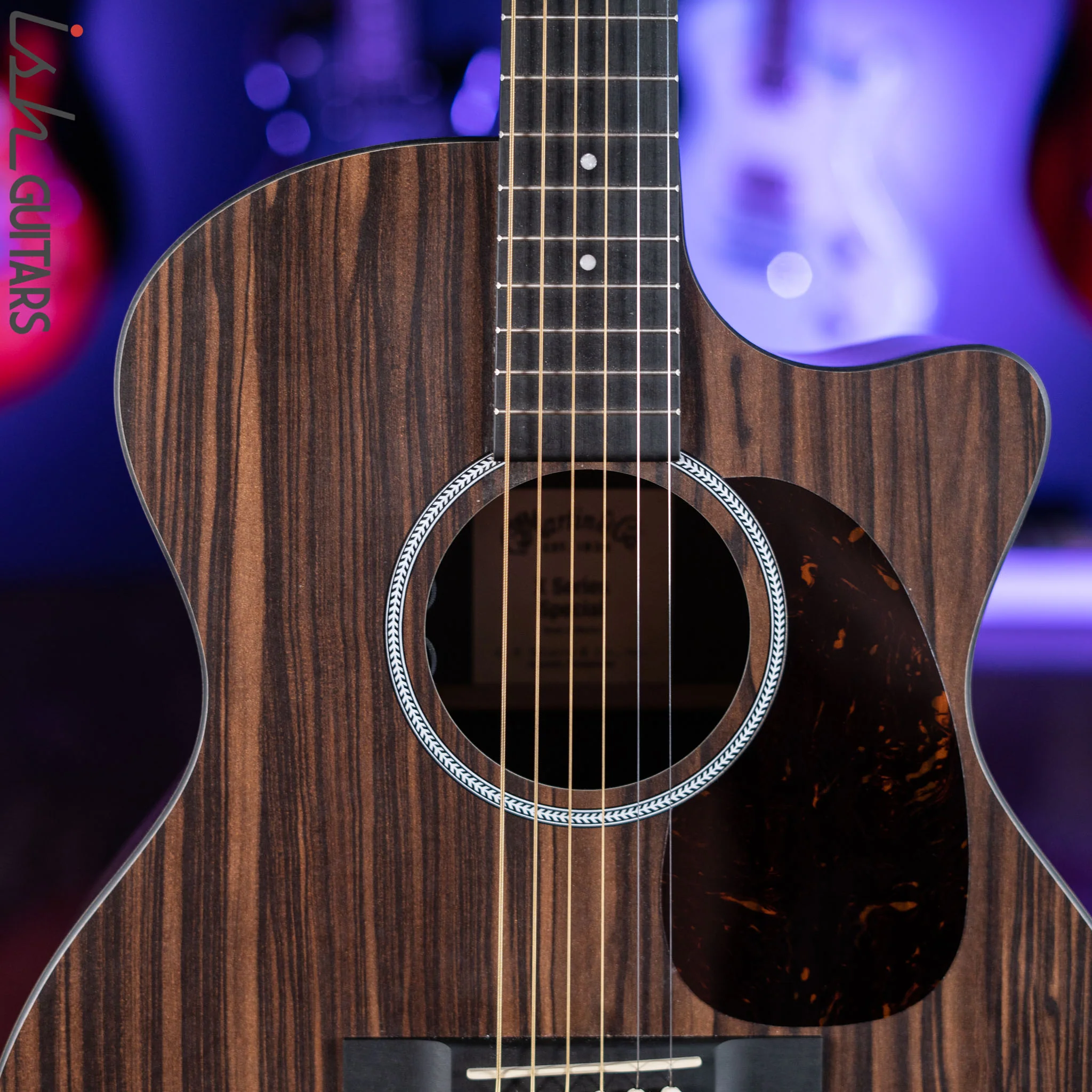 2021 Martin X Series Special Natural Macassar Ebony - Image 3