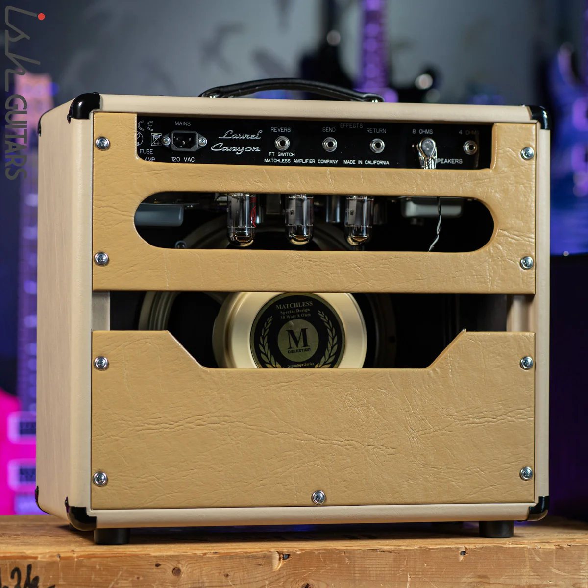 Matchless Laurel Canyon Reverb Combo Amplifier 20W Cream/Gold - Image 4