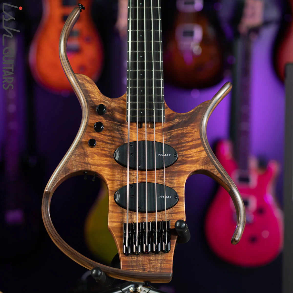 2021 Paul Lairat Stega Deluxe Natural Koa Top