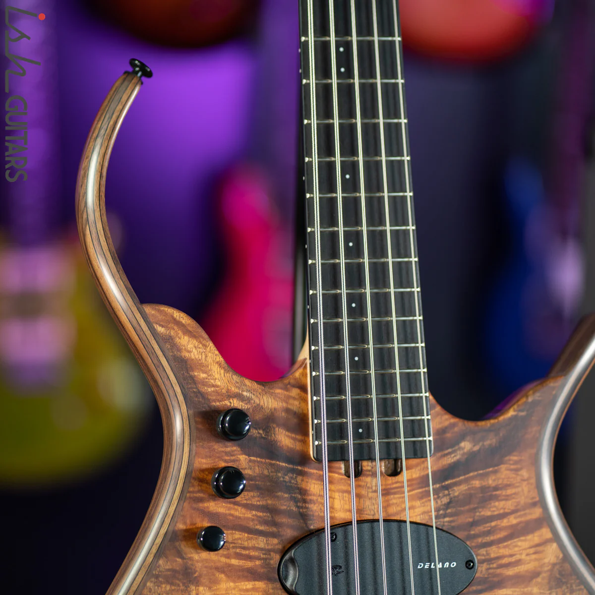 2021 Paul Lairat Stega Deluxe Natural Koa Top - Image 3