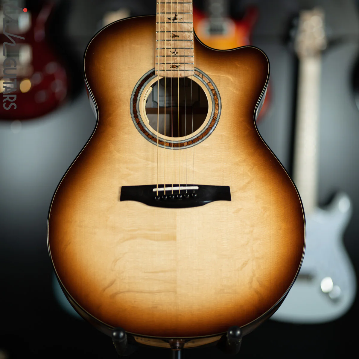 PRS Private Stock Angelus Acoustic Birdseye Mosaic Guitar - Image 2