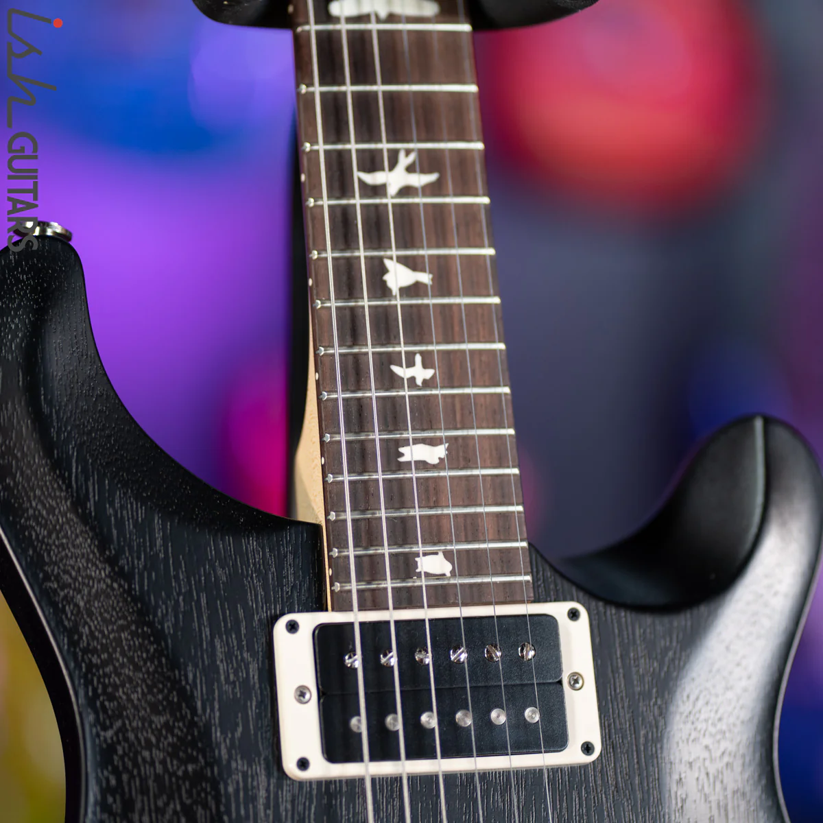 2021 PRS CE 24 Standard Satin Nitro Charcoal - Image 5