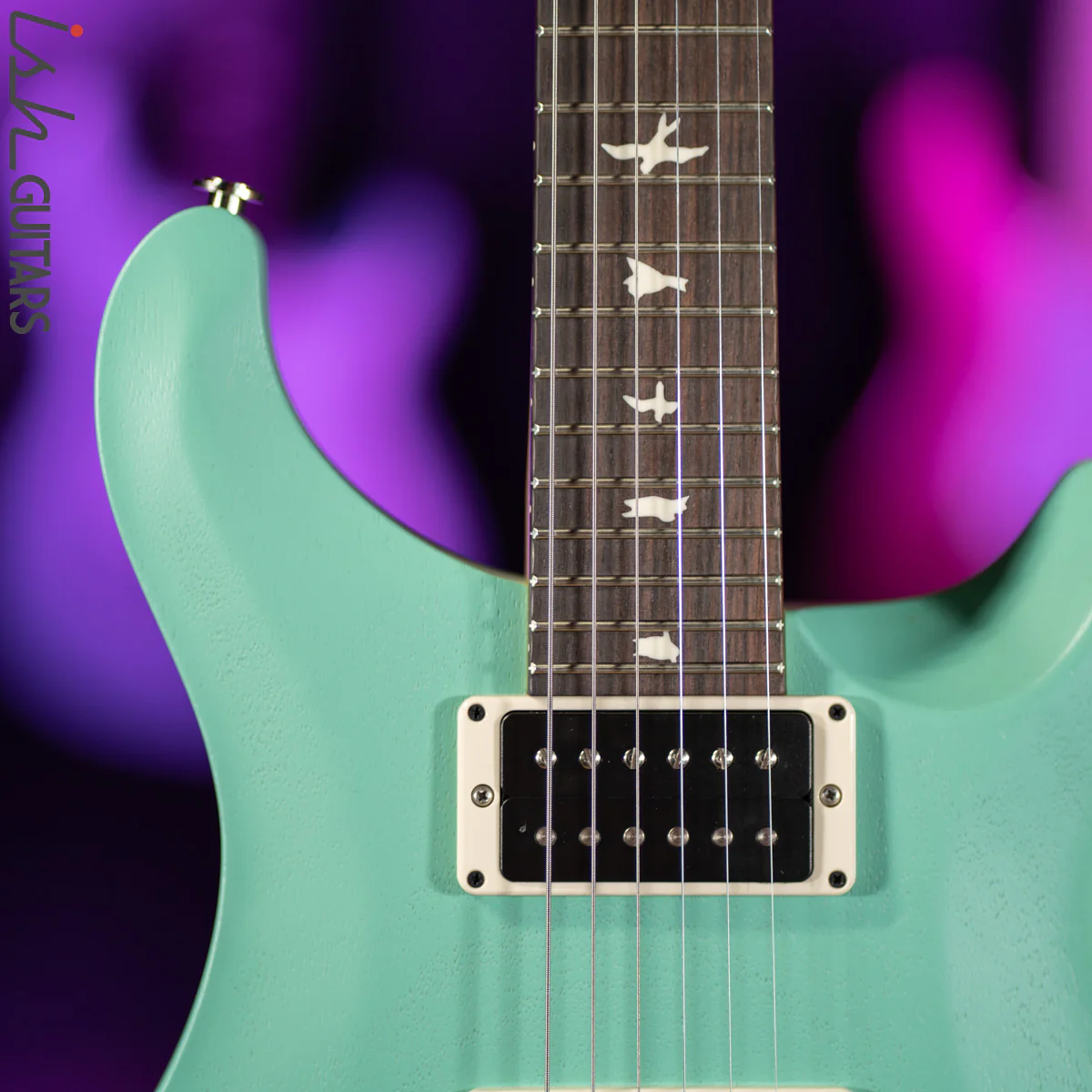 2021 PRS CE 24 Standard Satin Nitro Seafoam Green - Image 3