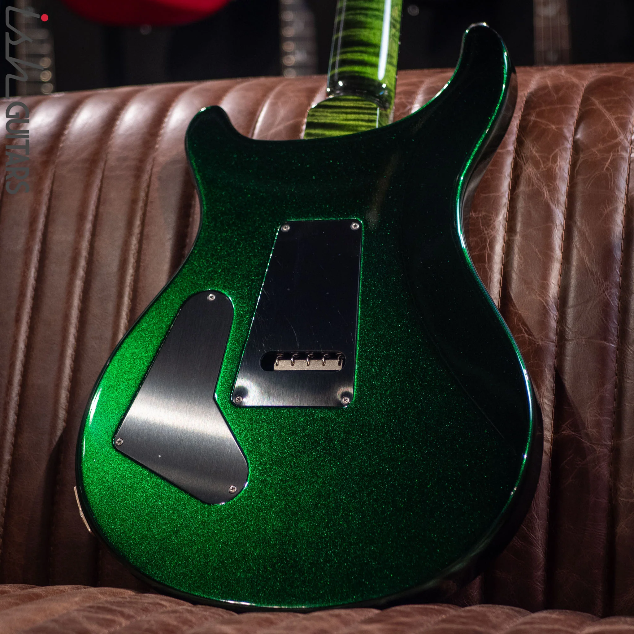 2021 PRS Custom 24 Floyd Rose Custom Color Emerald Green Metallic - Image 11