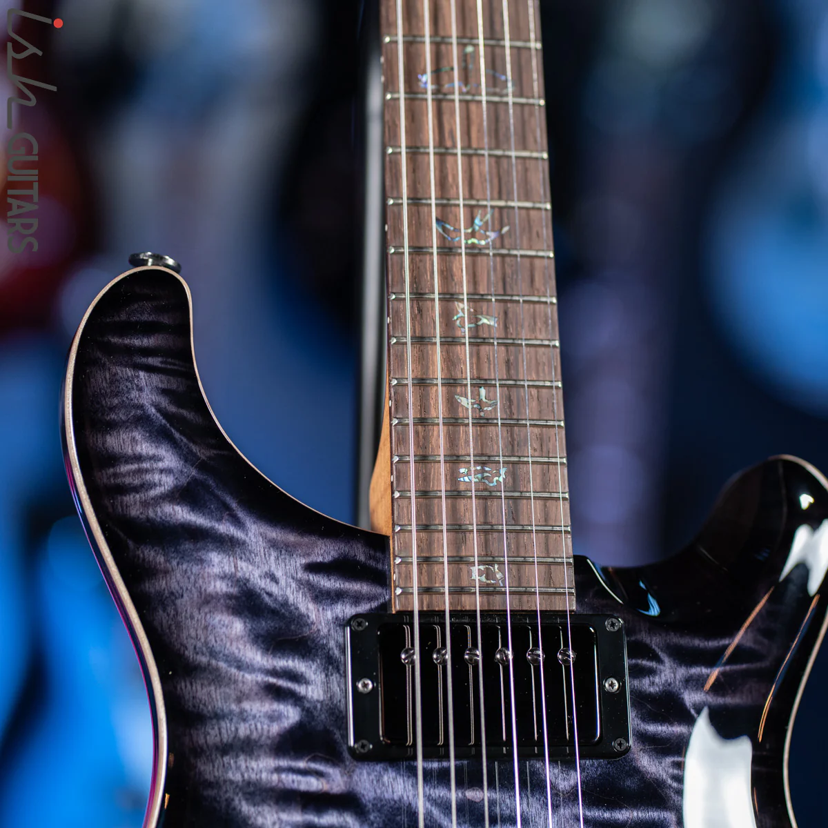 PRS Custom 24 Purple Mist One Piece Quilt Maple 10 Top Wood Library - Image 5