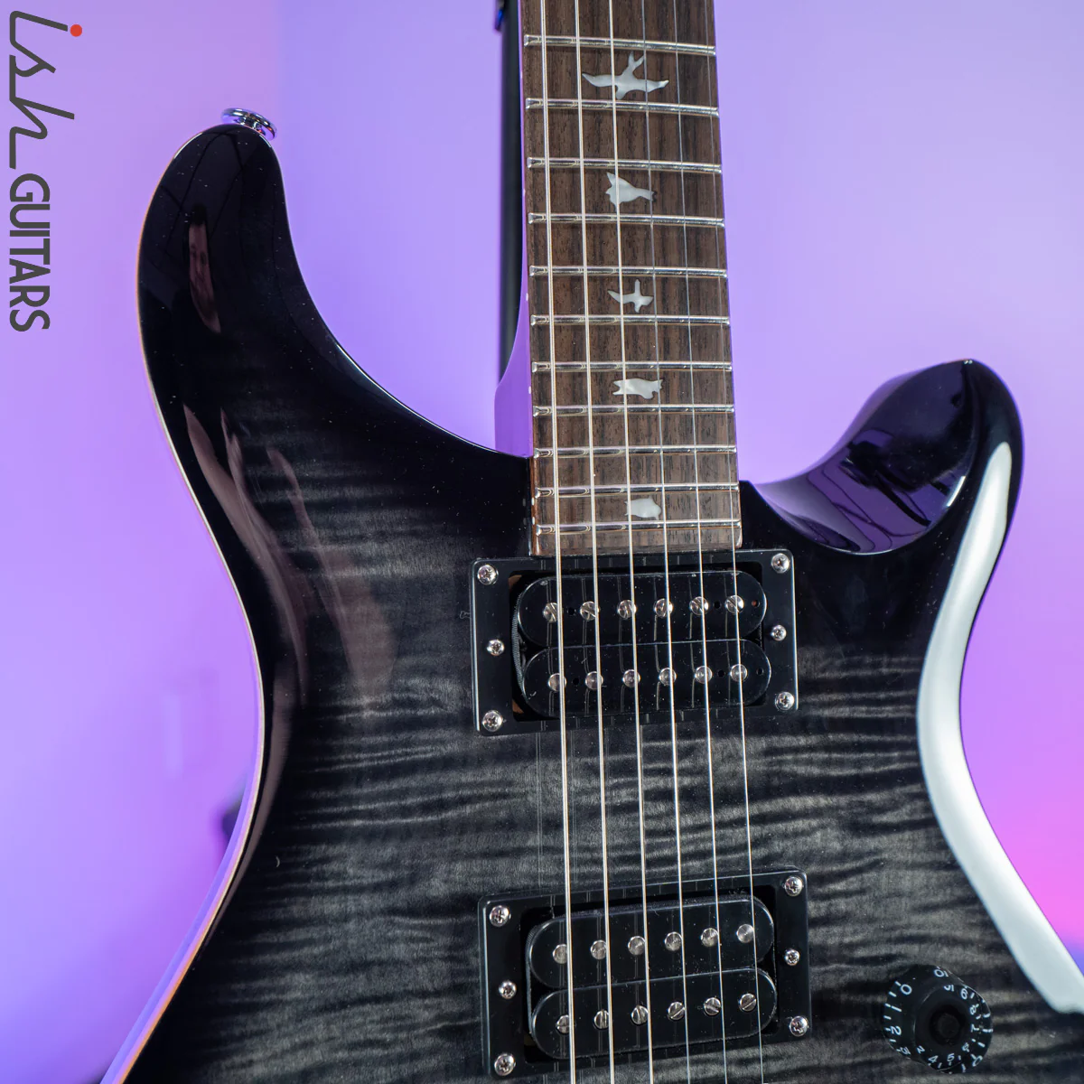 PRS SE Custom 24 Charcoal Burst - Image 3