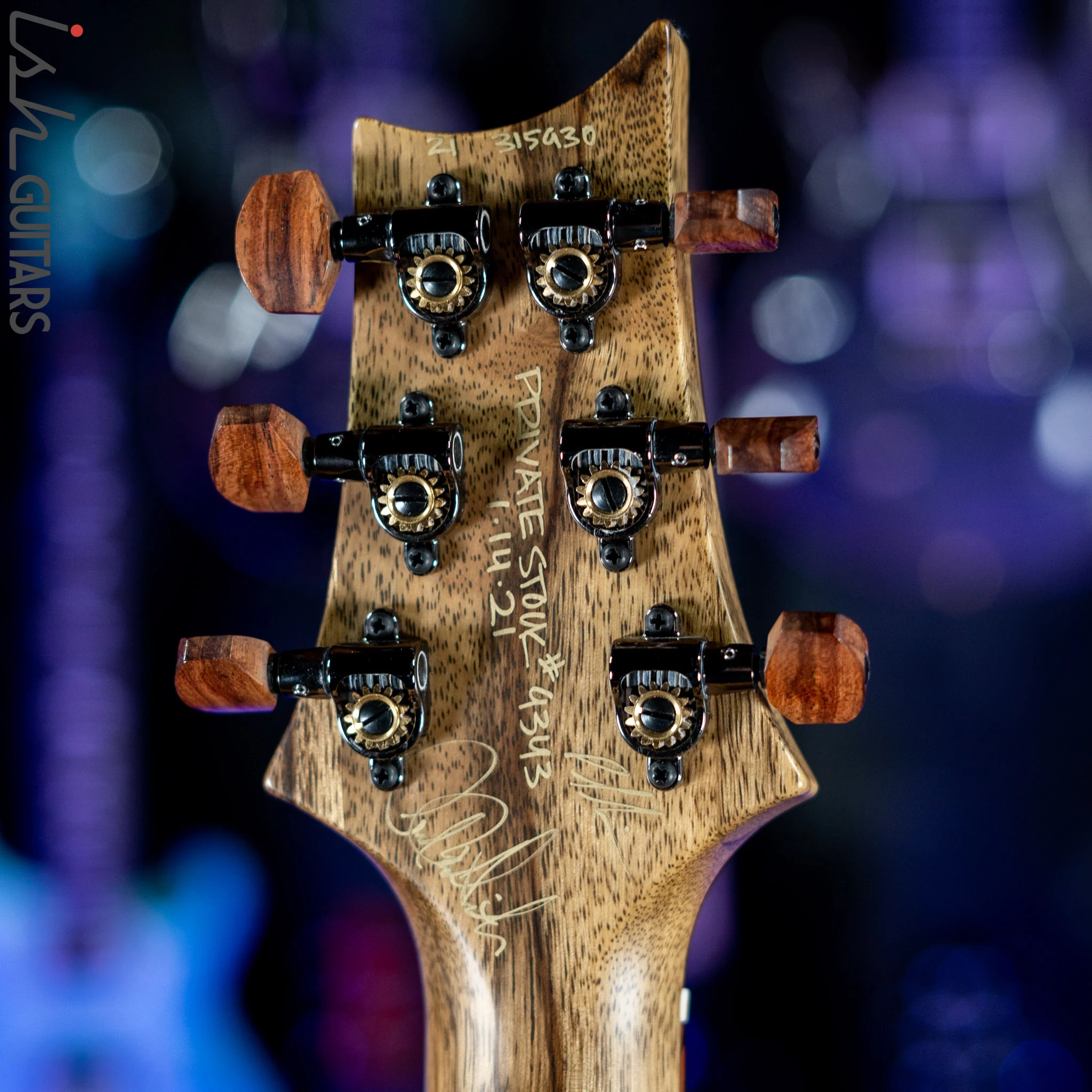 2021 PRS Custom 24 Semi-Hollow Private Natural Hormigo - Image 13