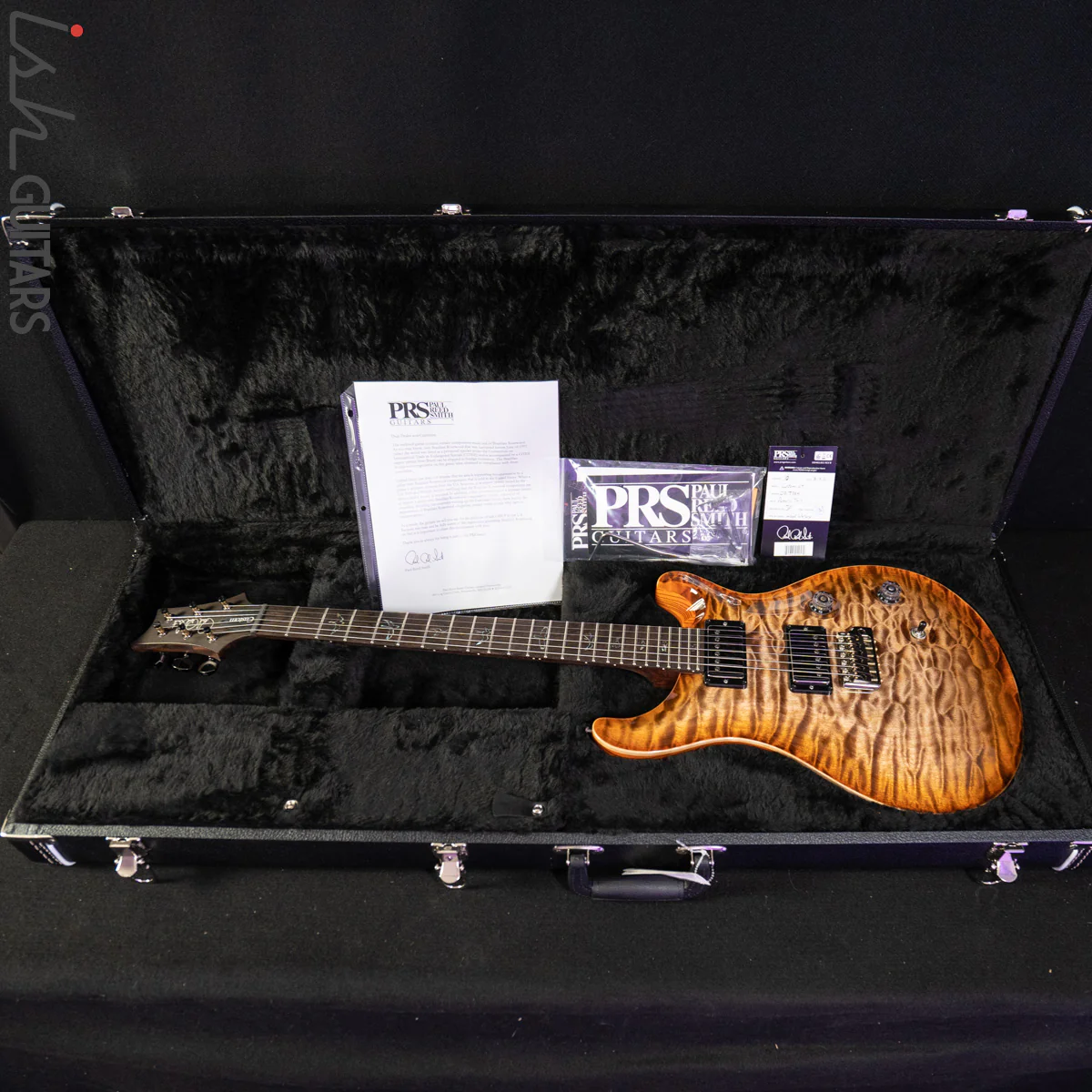 PRS Custom 24 Wood Library Autumn Sky One Piece Quilt 10 Top - Image 15