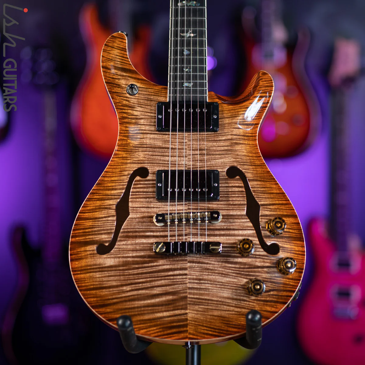 PRS McCarty 594 Hollowbody II Wood Library 10 Top Autumn Sky