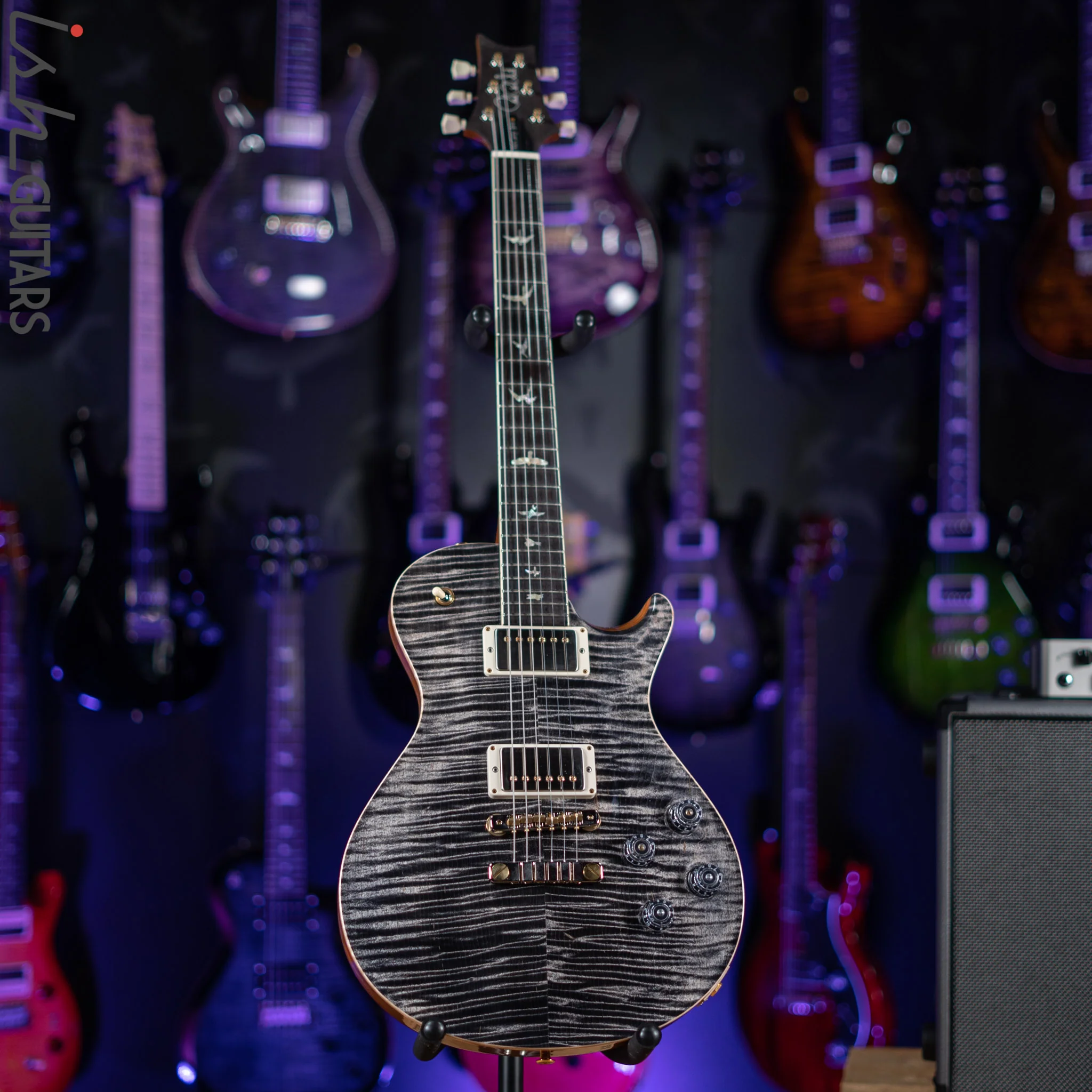 2021 PRS McCarty 594 10-Top Flame Charcoal - Image 2