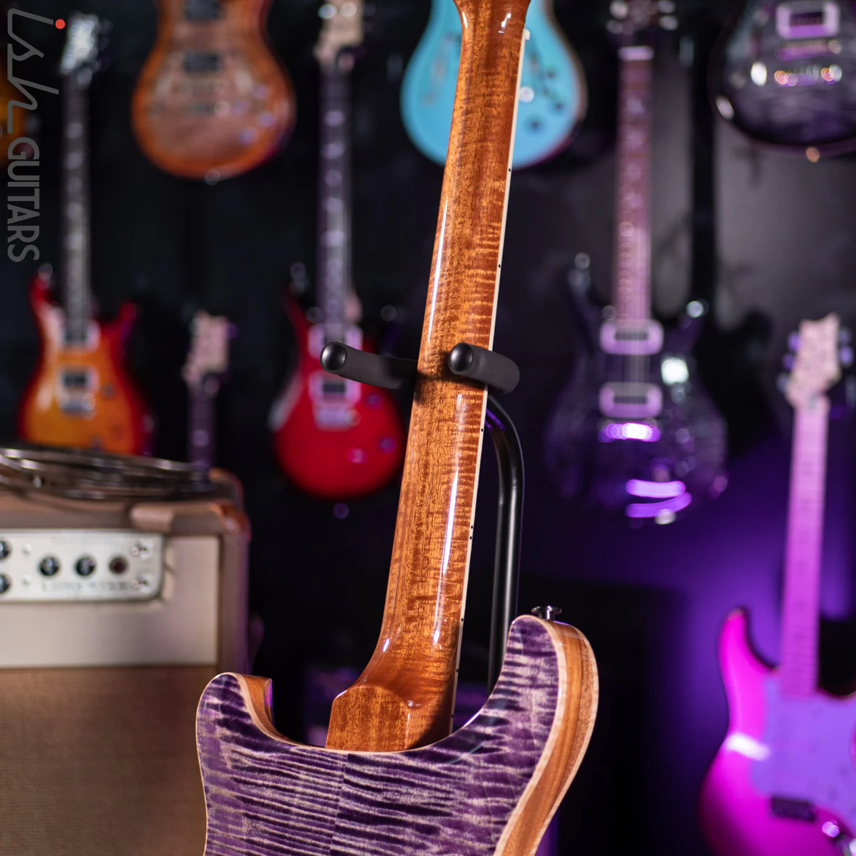 PRS McCarty 594 Hollowbody II Wood Library Faded Purple - Image 15