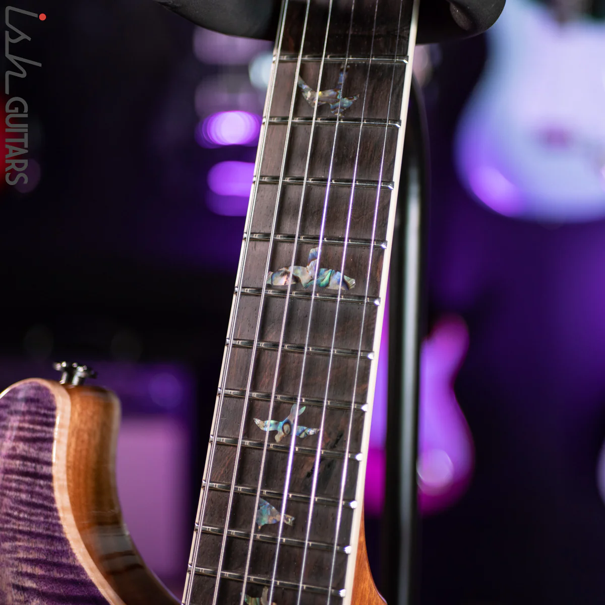 PRS McCarty 594 Hollowbody II Wood Library Faded Purple - Image 6