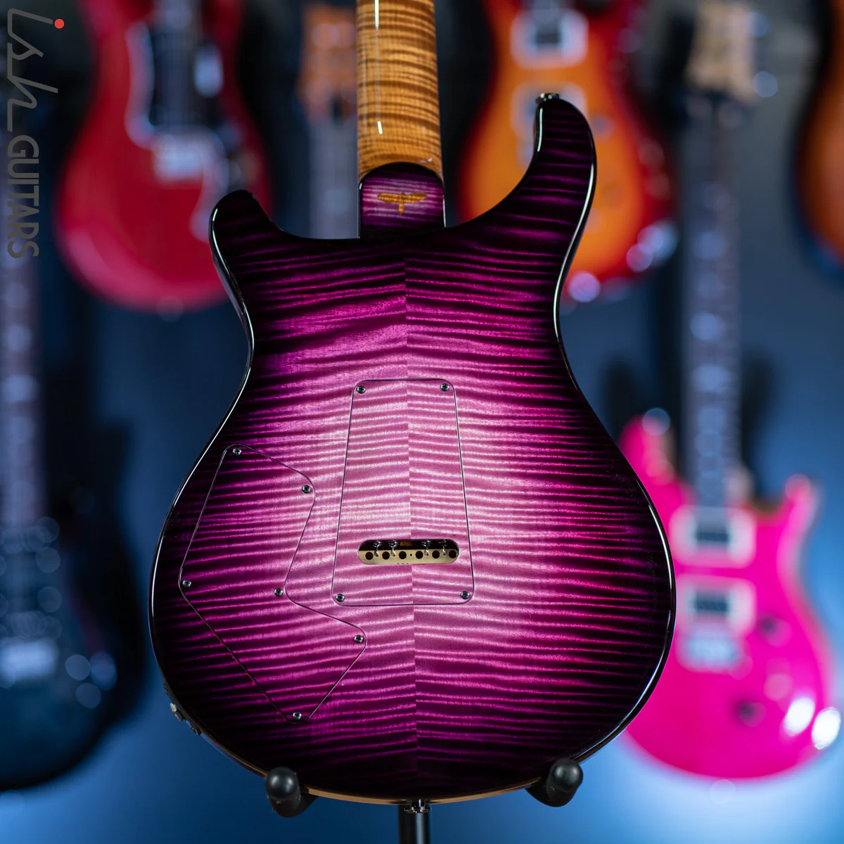 2021 PRS Private Stock Modern Eagle V Midnight Orchid Glow Smoked Burst - Image 11