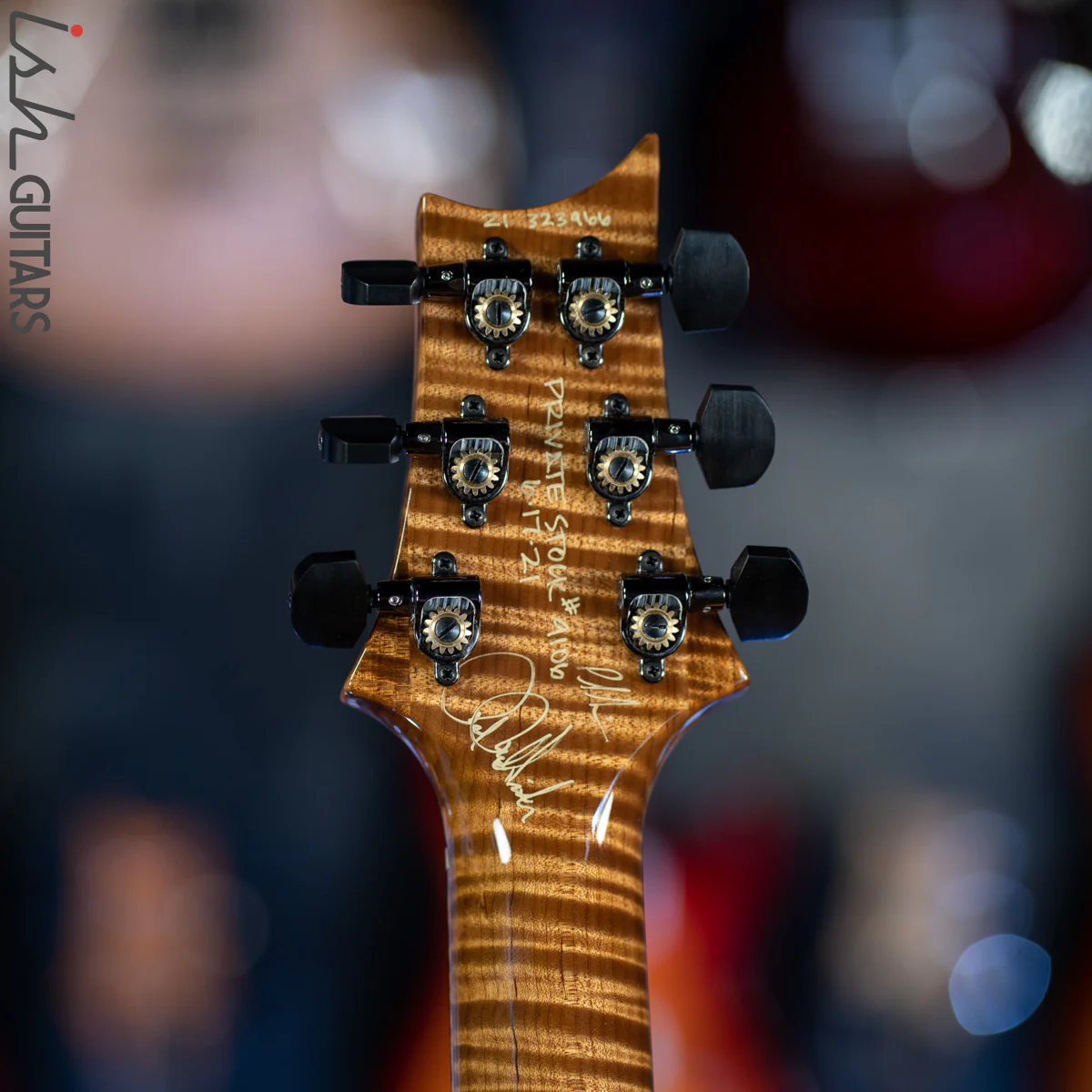 2021 PRS Private Stock Modern Eagle V Midnight Orchid Glow Smoked Burst - Image 15