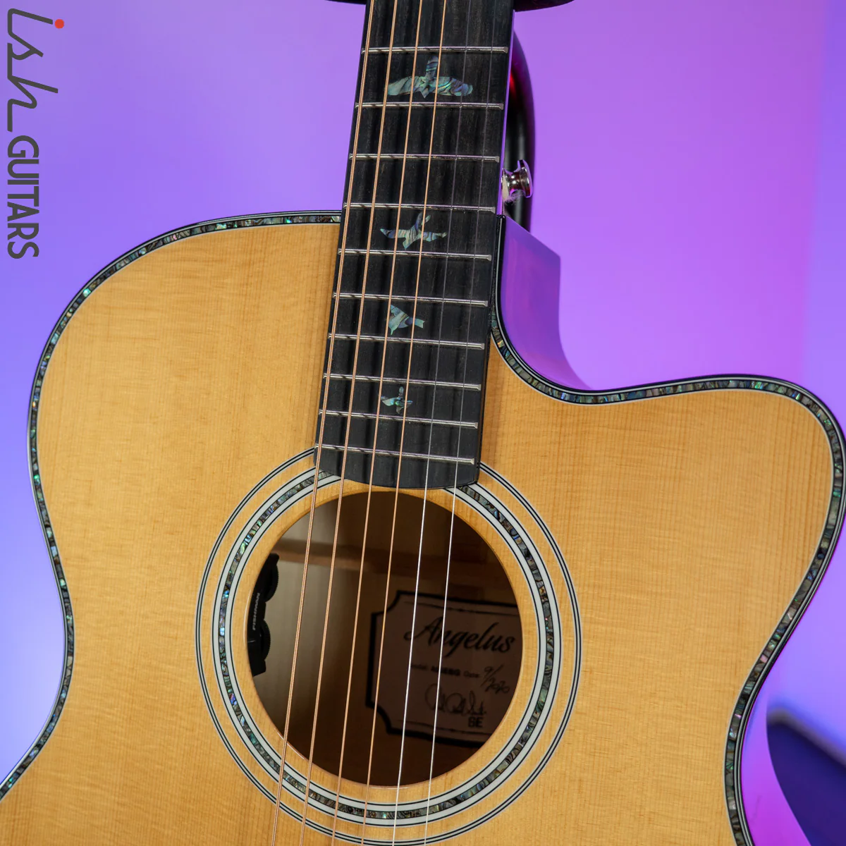 PRS SE Angelus A55EBG Black Gold Acoustic - Image 7