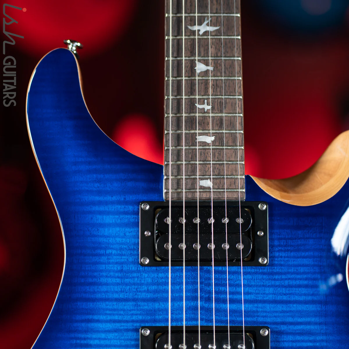 PRS SE Custom 24 Faded Blue Burst - Image 3
