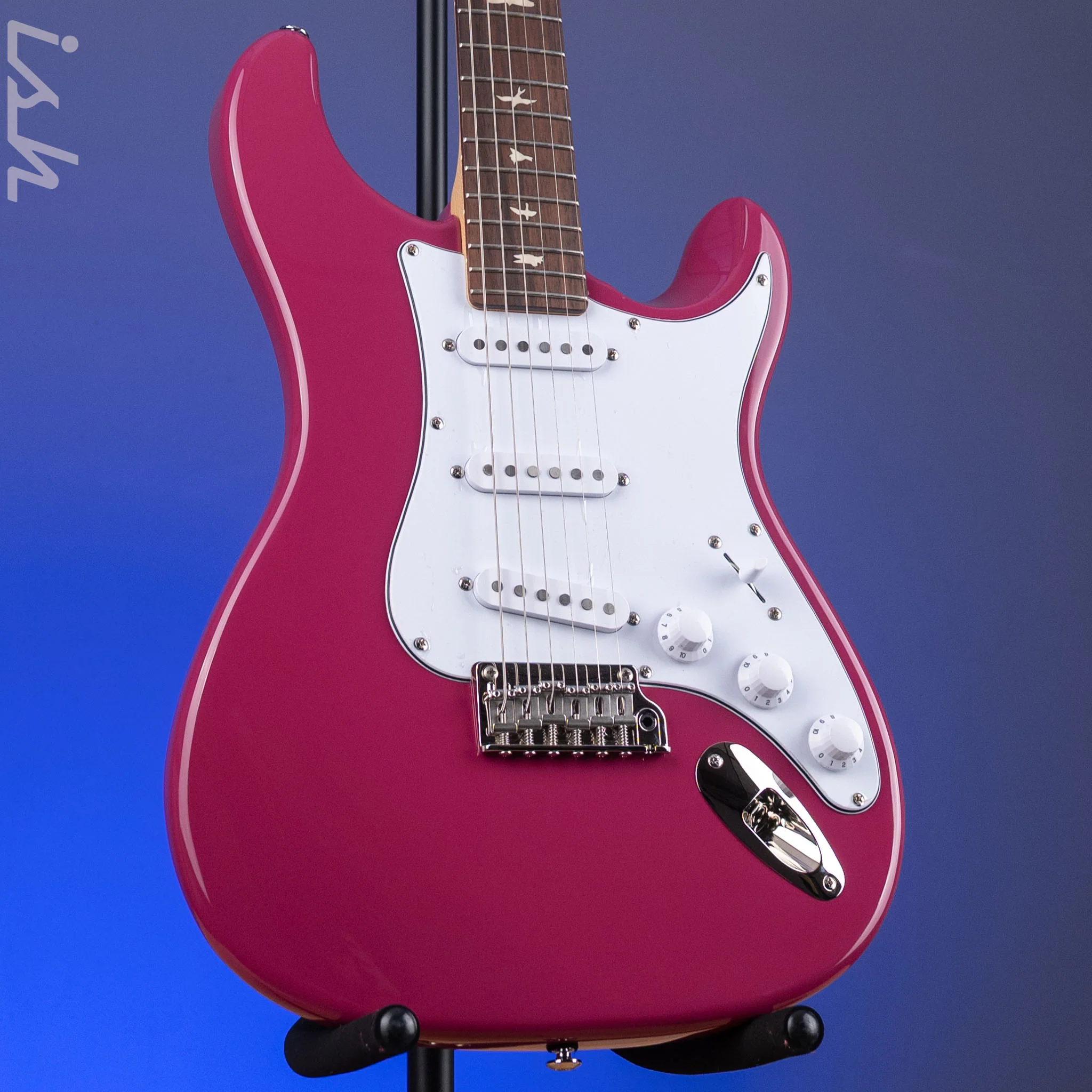 2021 PRS SE Silver Sky Dragon Fruit Demo