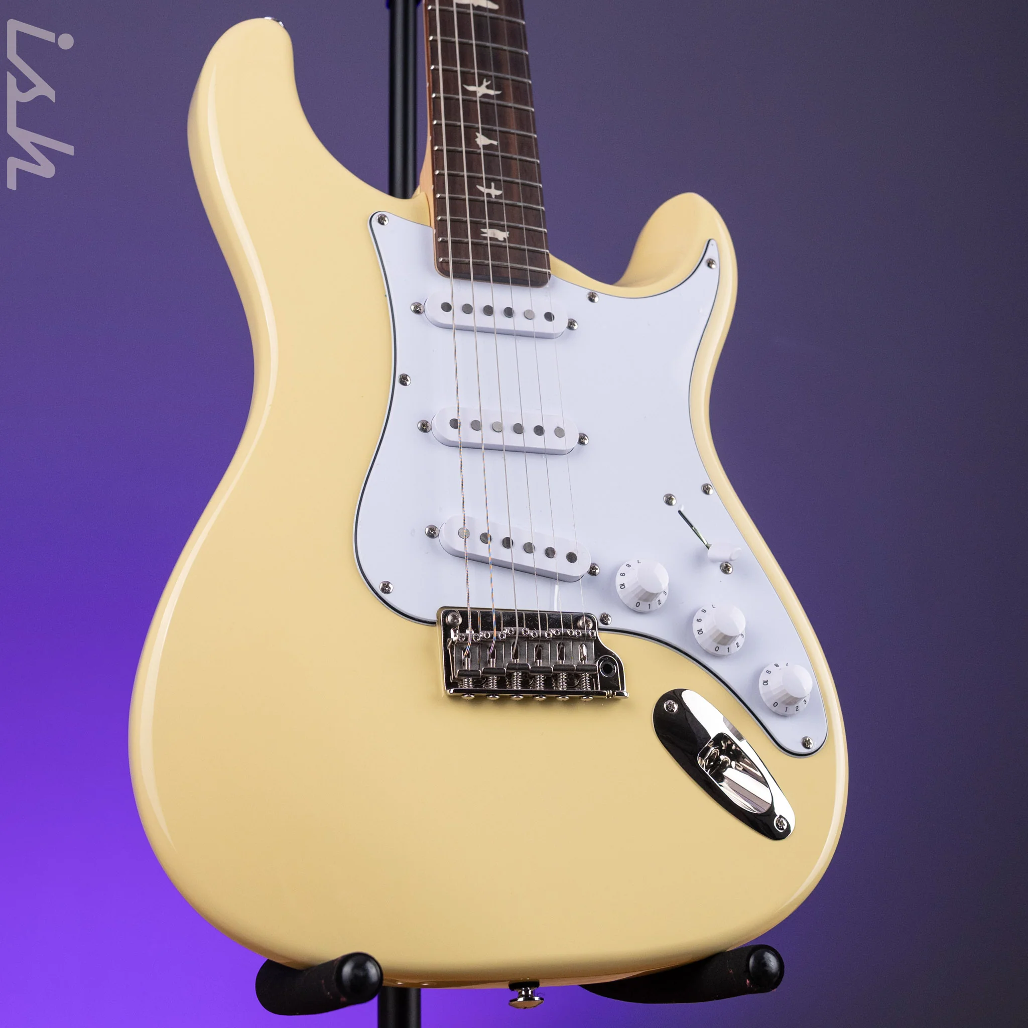 2021 PRS SE Silver Sky Moon White Demo