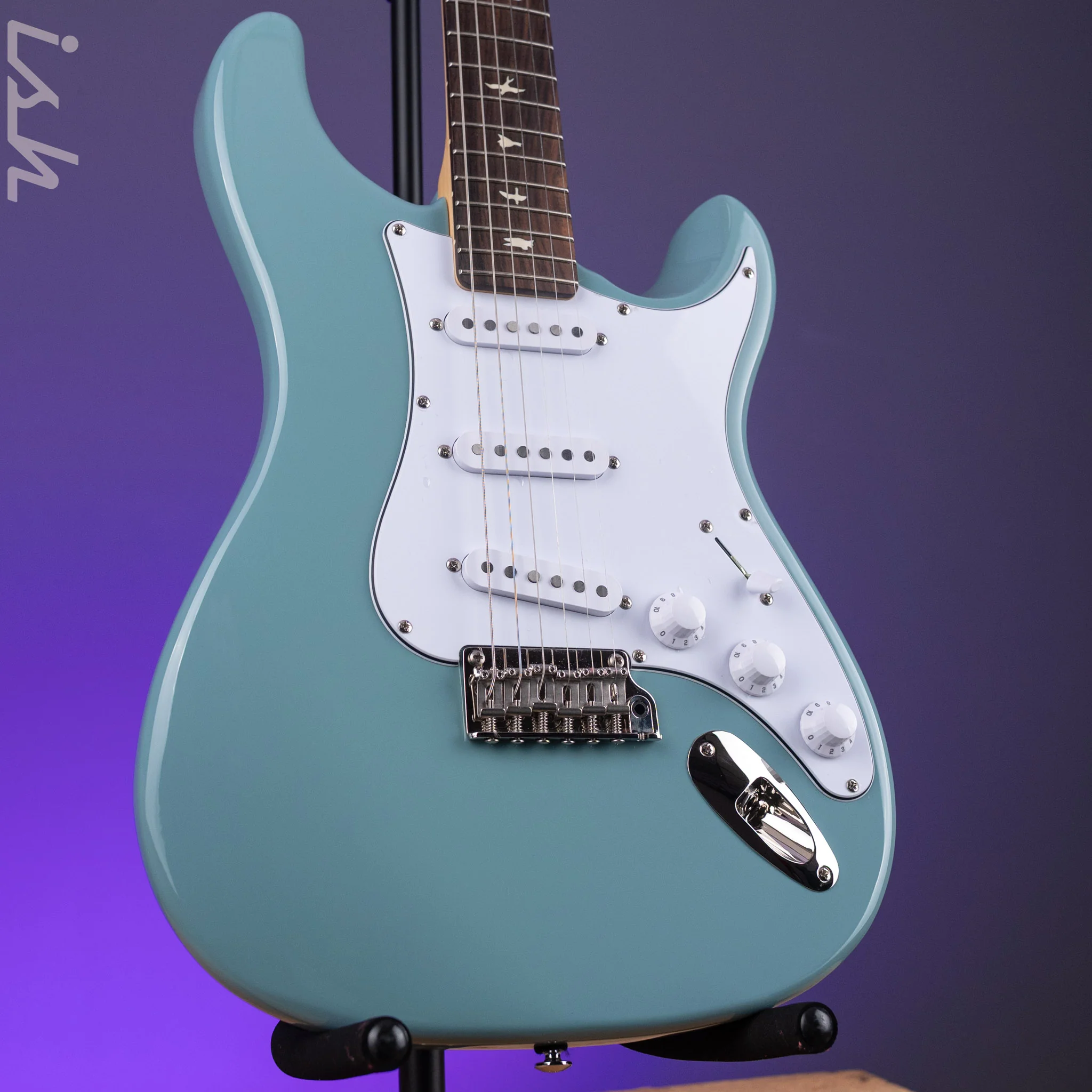 2021 PRS SE Silver Sky Stone Blue Demo