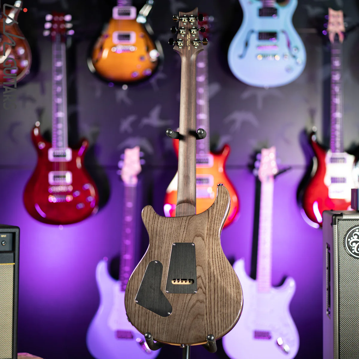 PRS Custom 24 Wood Library 1 Piece 10 Top Quilt Rosewood Neck Purple Mist - Image 8
