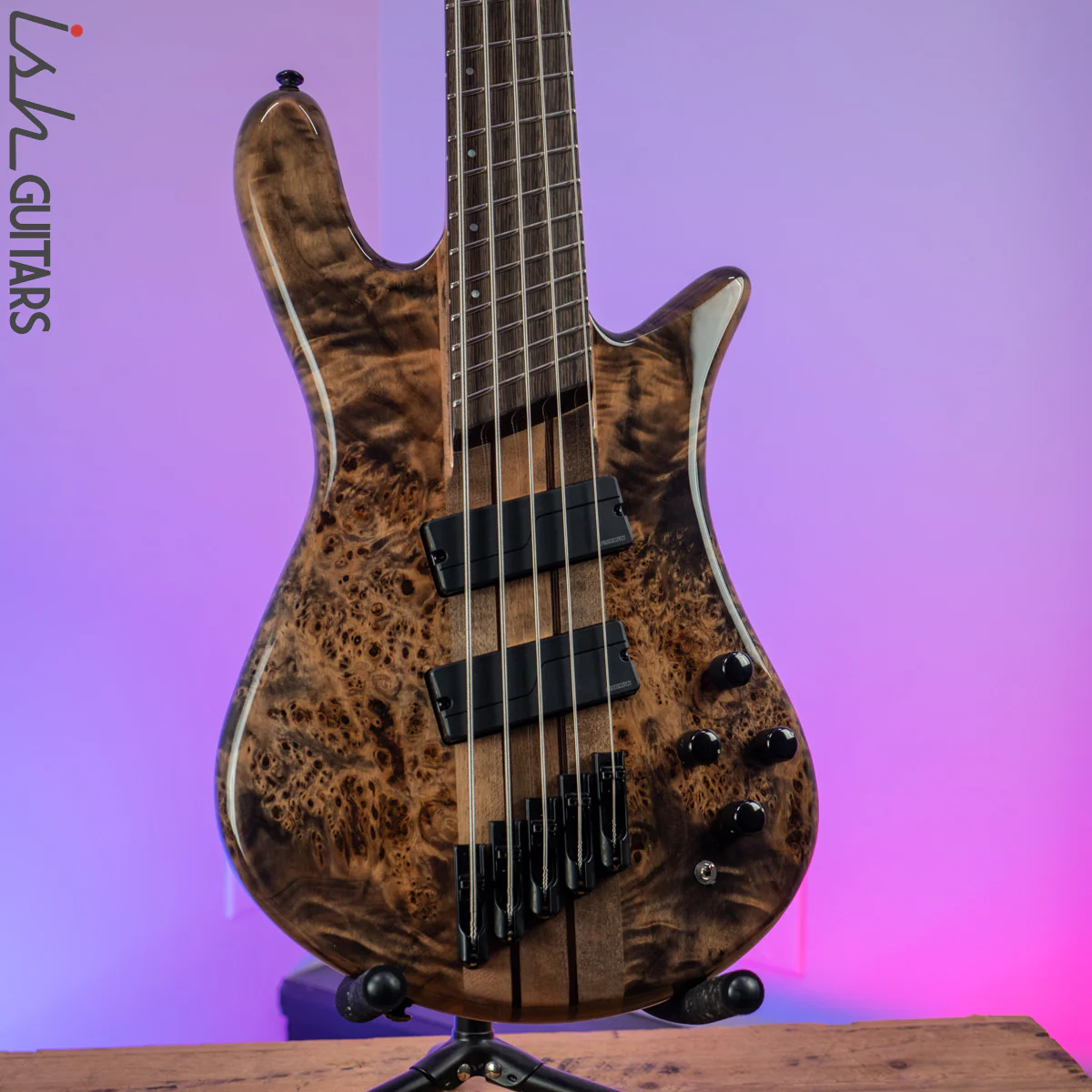 2021 Spector NS Dimension 5 Multi-Scale Super Faded Black Gloss