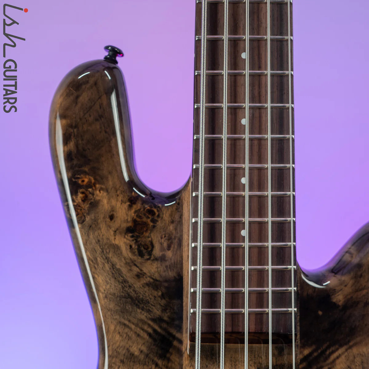 2021 Spector NS Ethos 5 Super Faded Black Gloss - Image 3