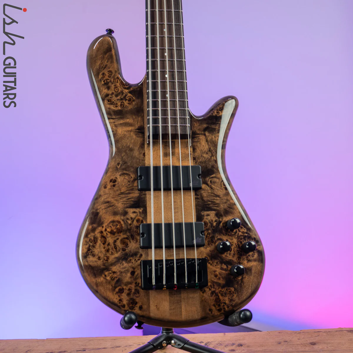 2021 Spector NS Ethos 5 Super Faded Black Gloss