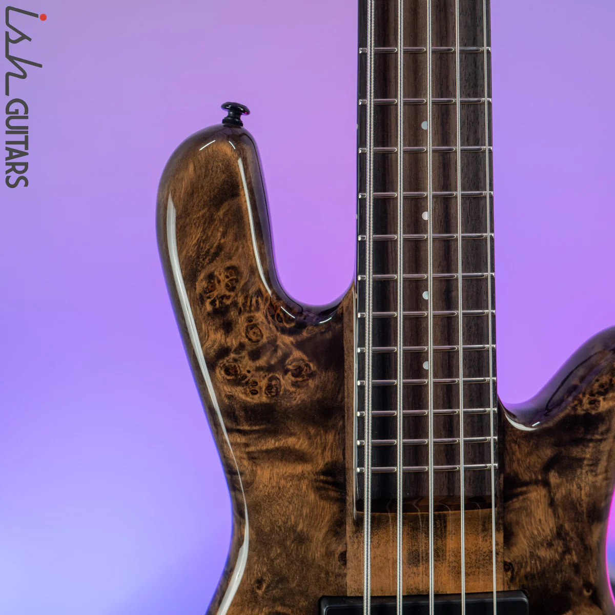 2021 Spector NS Ethos 5 Super Faded Black Gloss - Image 3