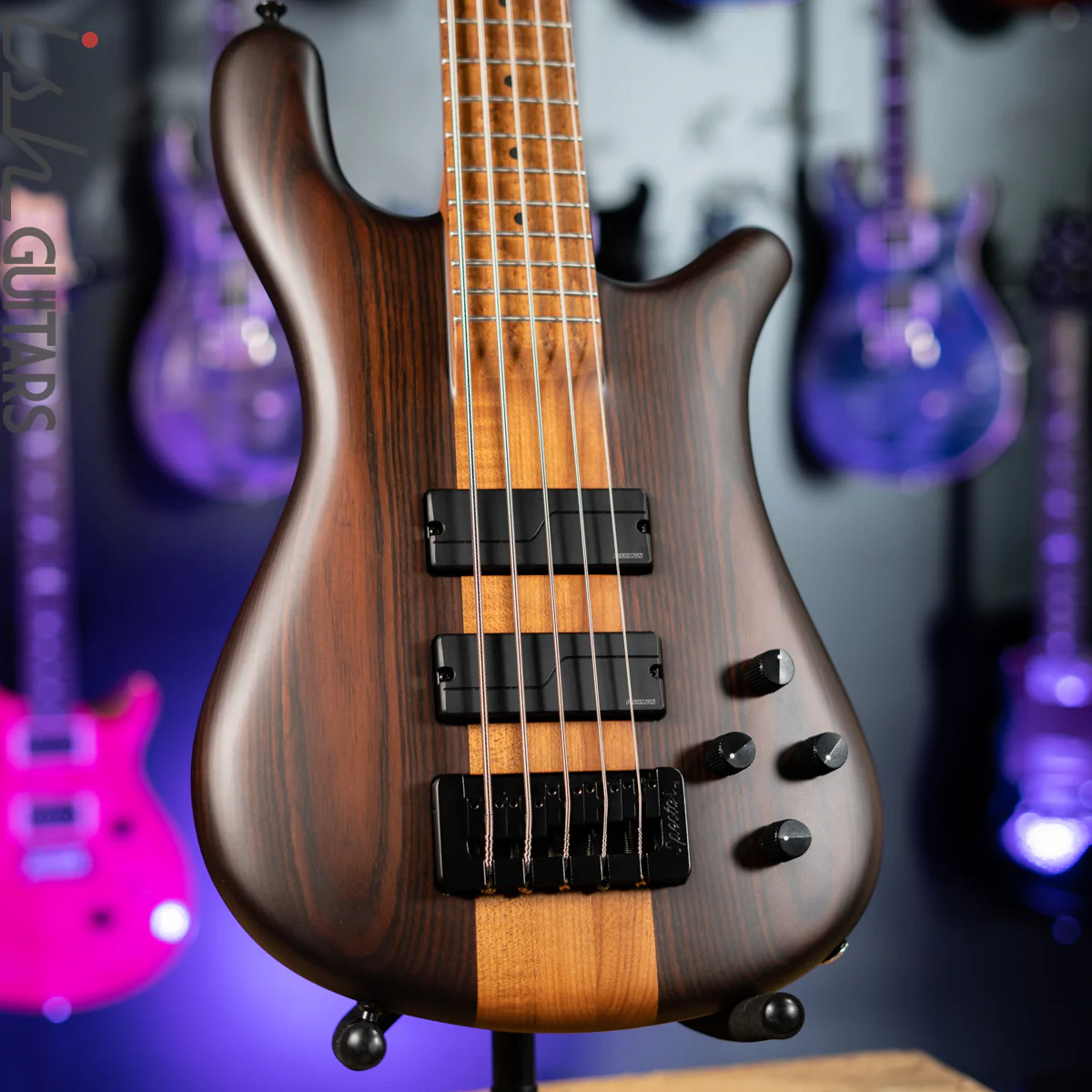 Spector USA NS-5XL 5-String Bass Roasted Ash Natural Satin
