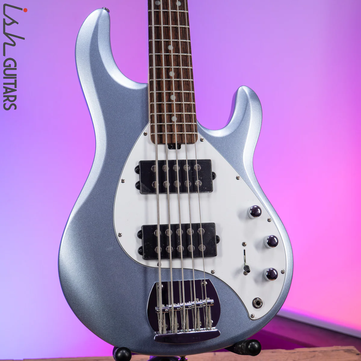 Sterling by Music Man StingRay 5 HH Sub Series Lake Blue Metallic