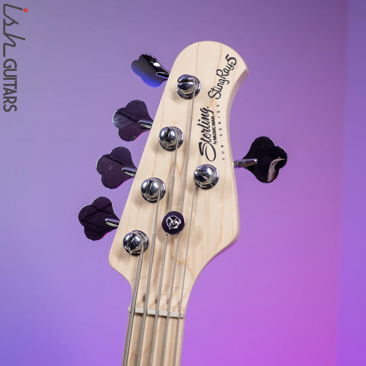 Sterling by Music Man StingRay 5 HH Sub Series Olive Green - Image 7