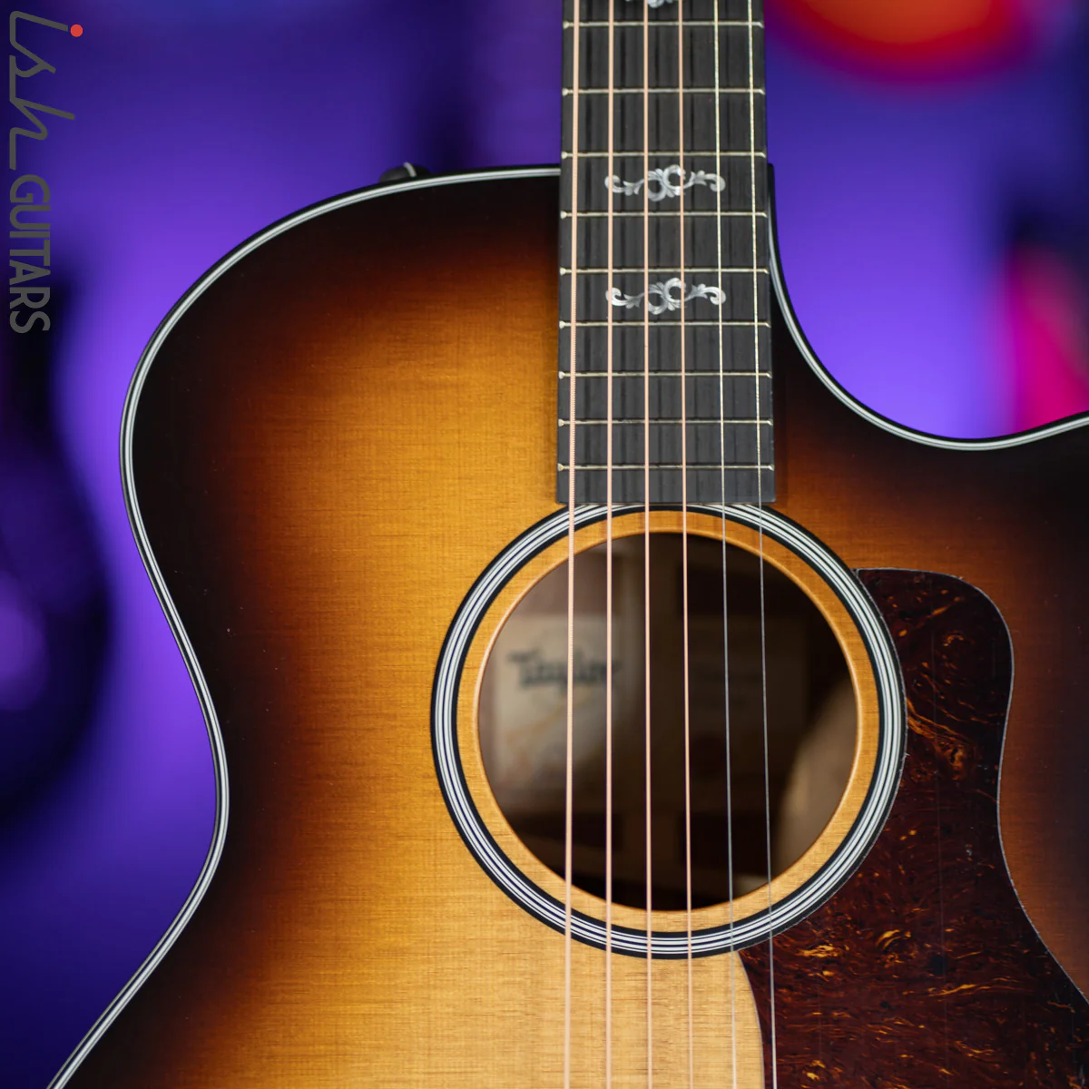 2021 Taylor 314CE Ltd Grand Auditorium Torrefied Spruce/Quilted Sapele - Image 4