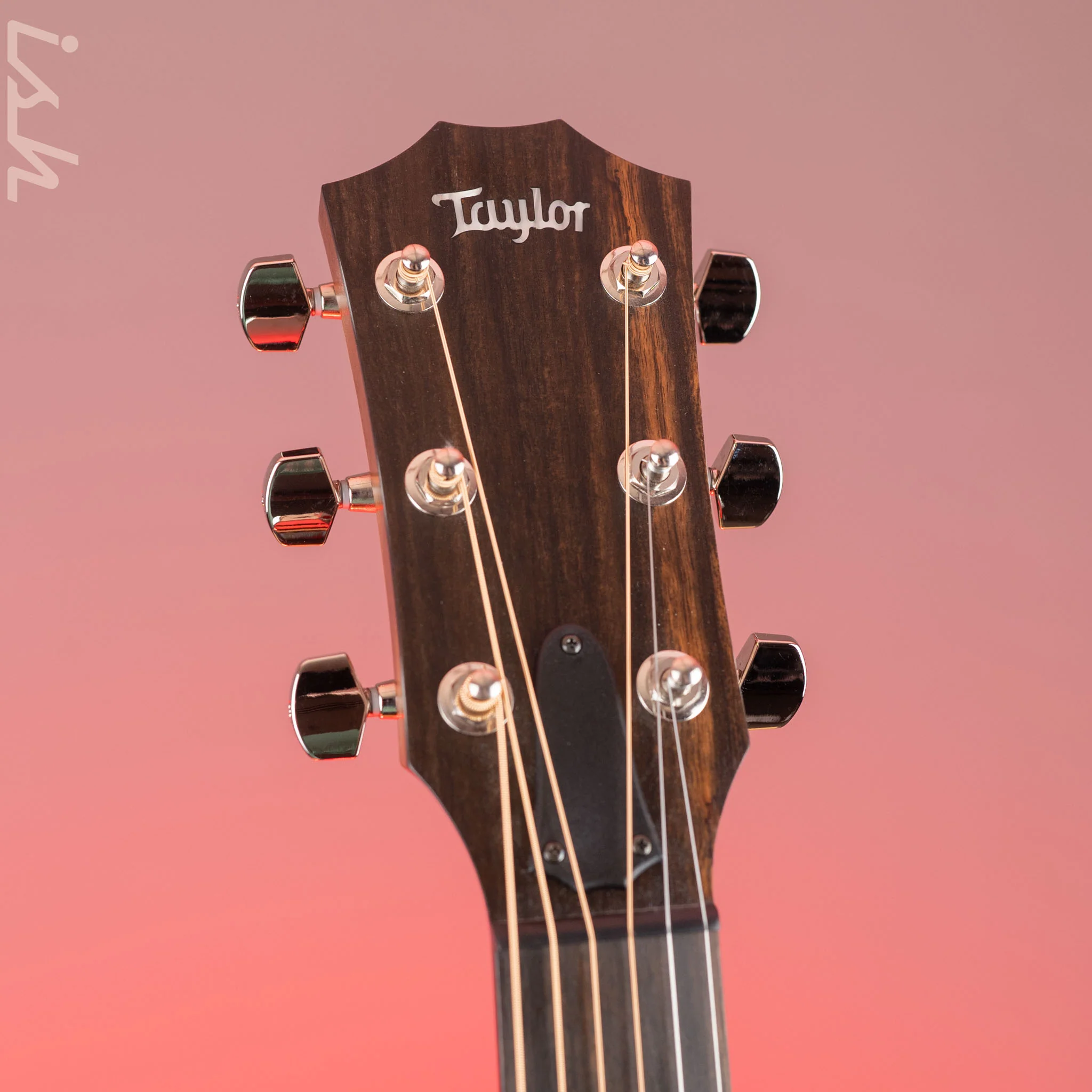 2021 Taylor AD12e Ebony Acoustic-Electric Guitar Blacktop - Image 5