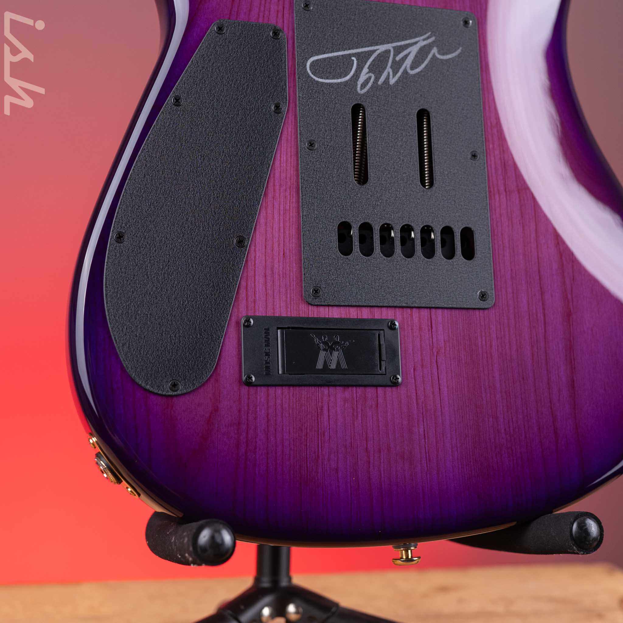2022 Ernie Ball Music Man Jason Richardson 7-String Majora Purple - Image 9