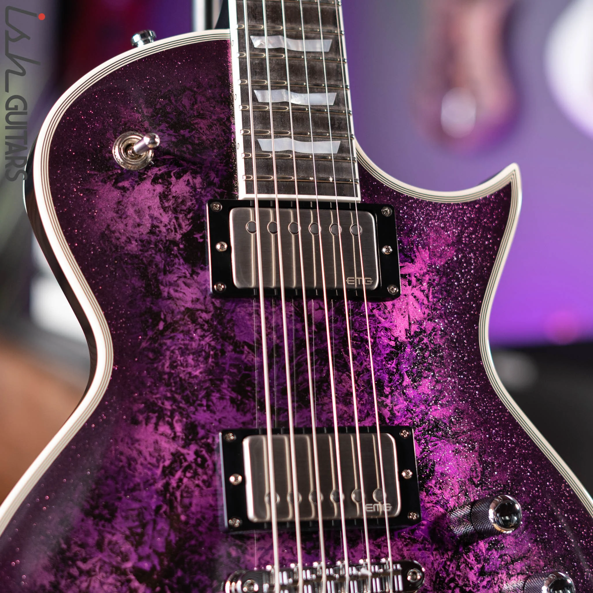 2022 ESP Original Eclipse Custom Purple Peel Gloss - Image 2