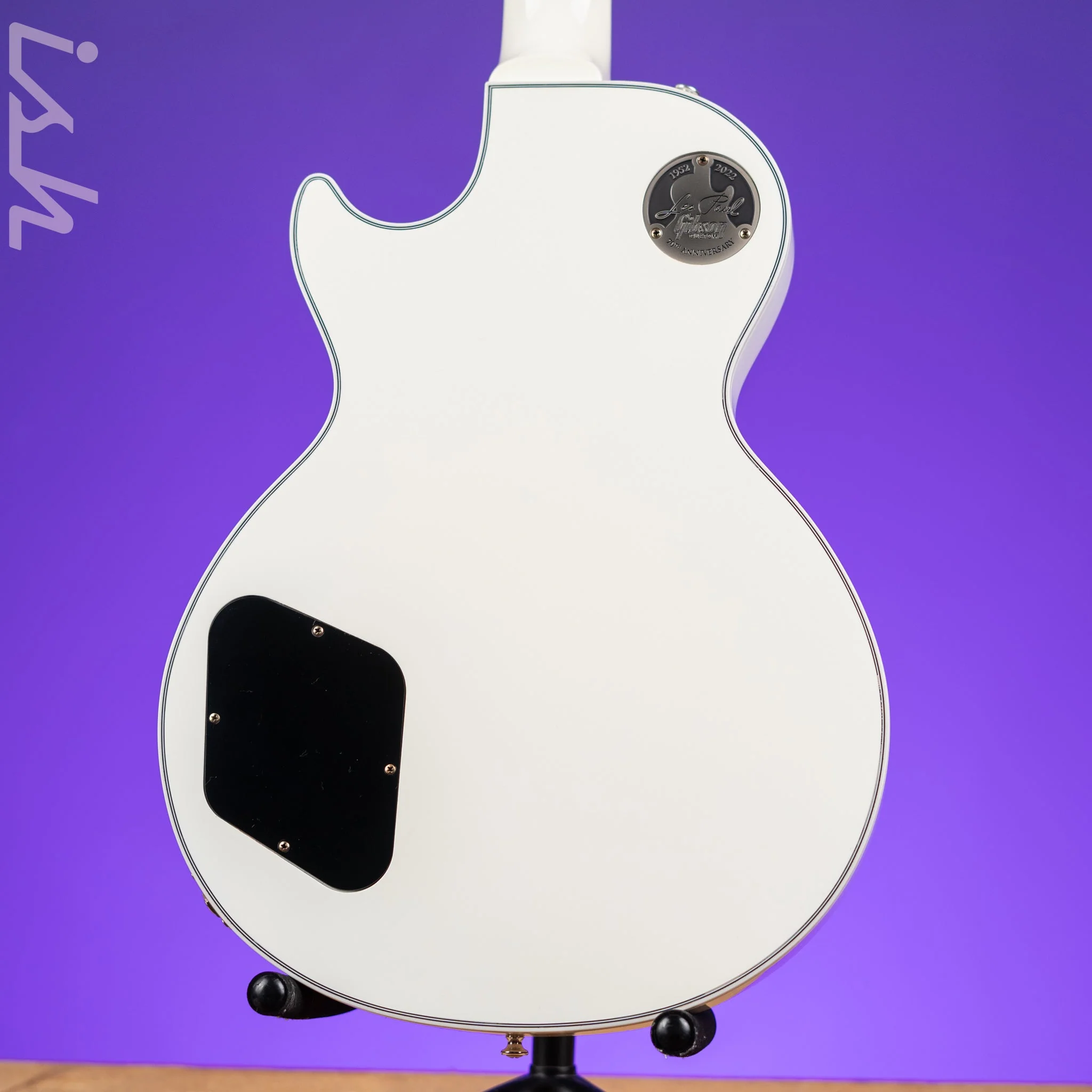 2022 Gibson Les Paul Custom w/ Ebony Fingerboard White Gloss - Image 10