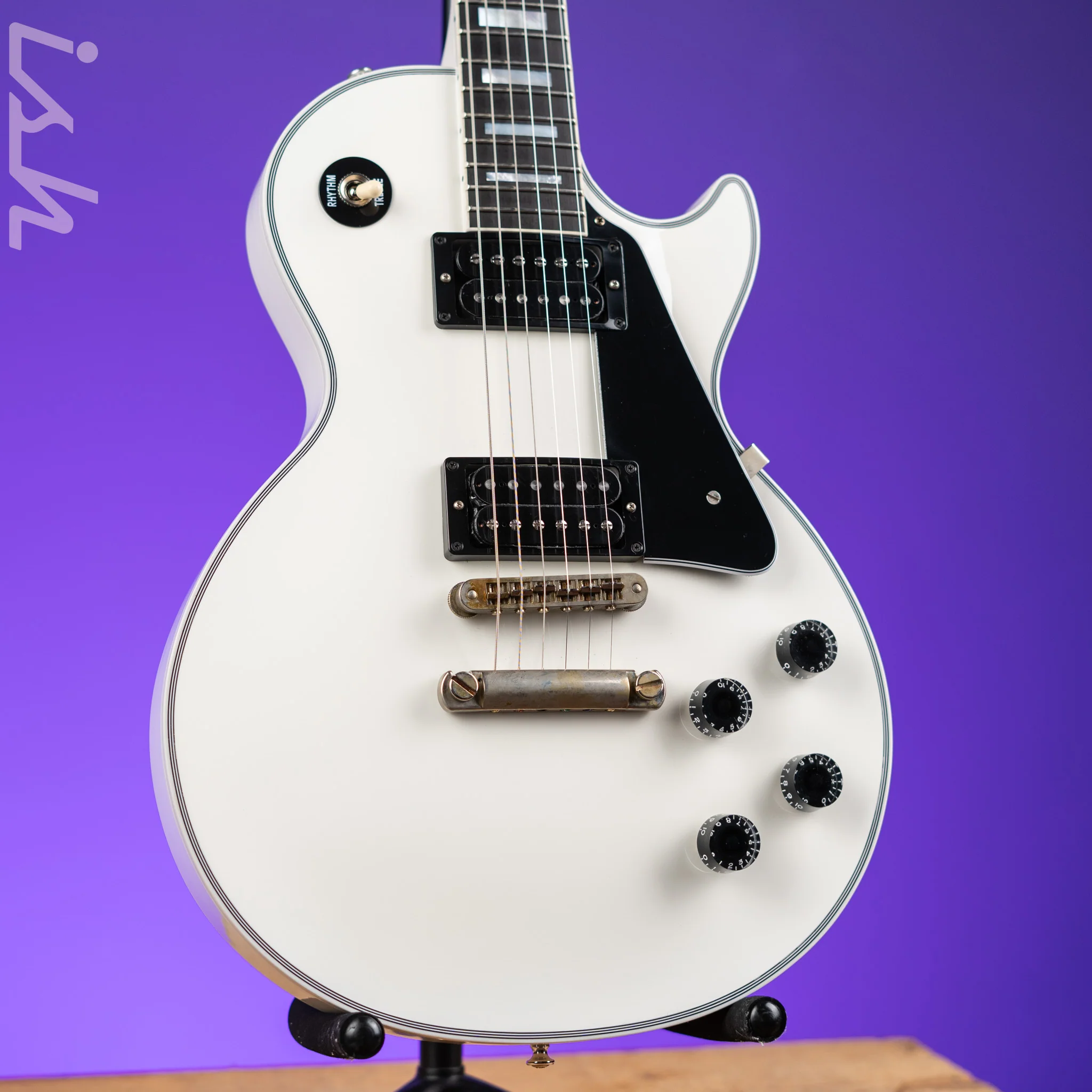 2022 Gibson Les Paul Custom w/ Ebony Fingerboard White Gloss