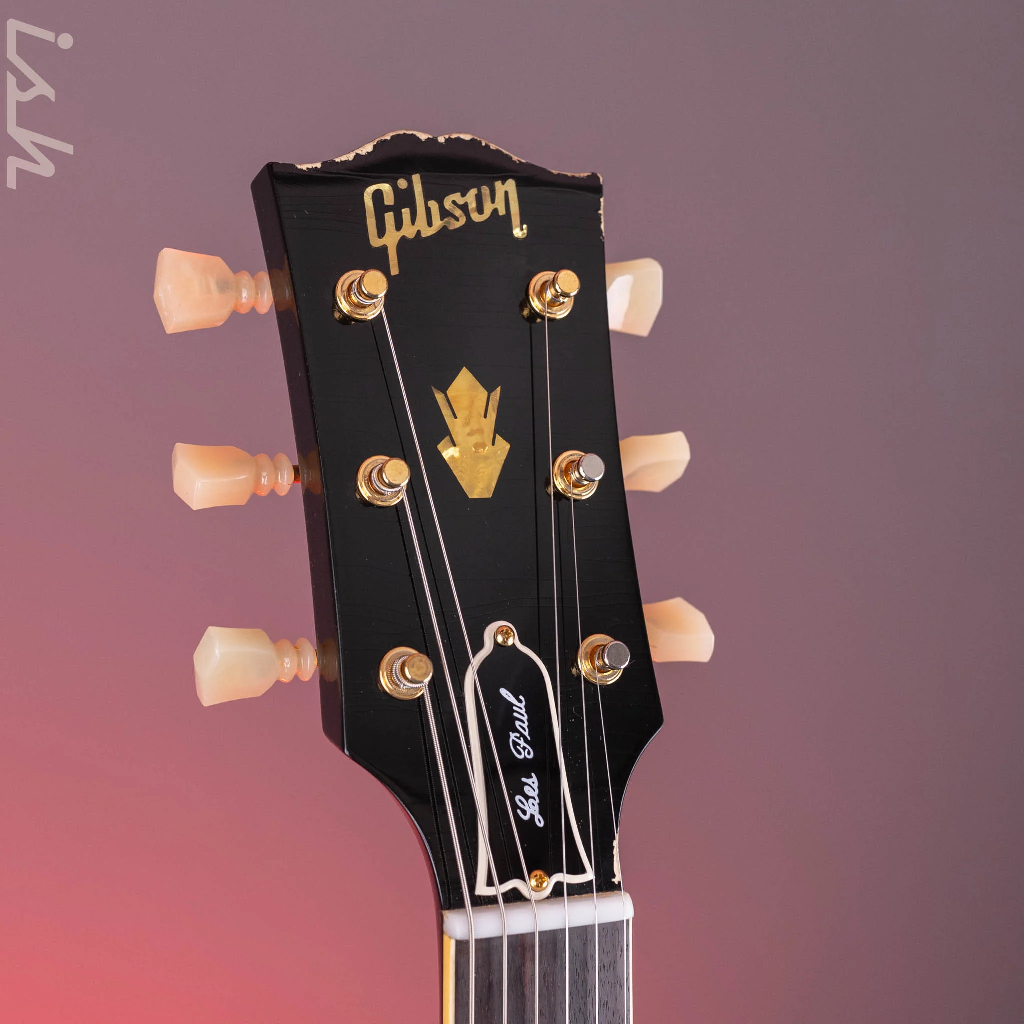 2022 Gibson SG Les Paul Murphy Lab Heavy Relic Black - Image 5