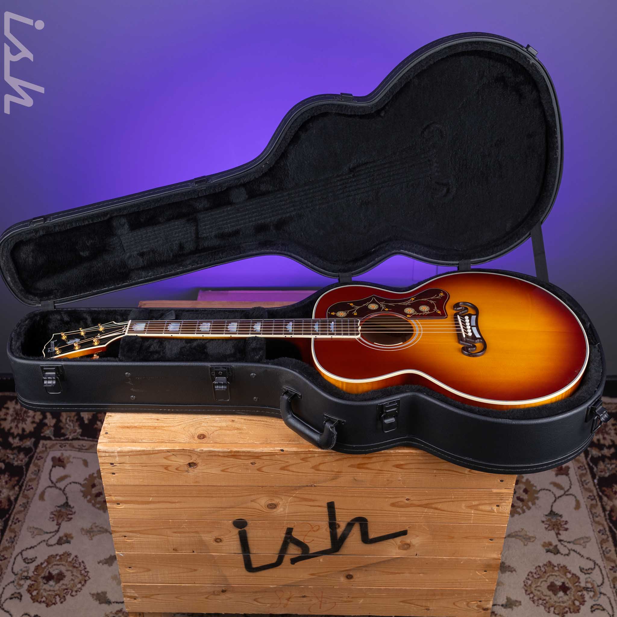 2022 Gibson SJ-200 Standard Acoustic-Electric Guitar Autumnburst - Image 15