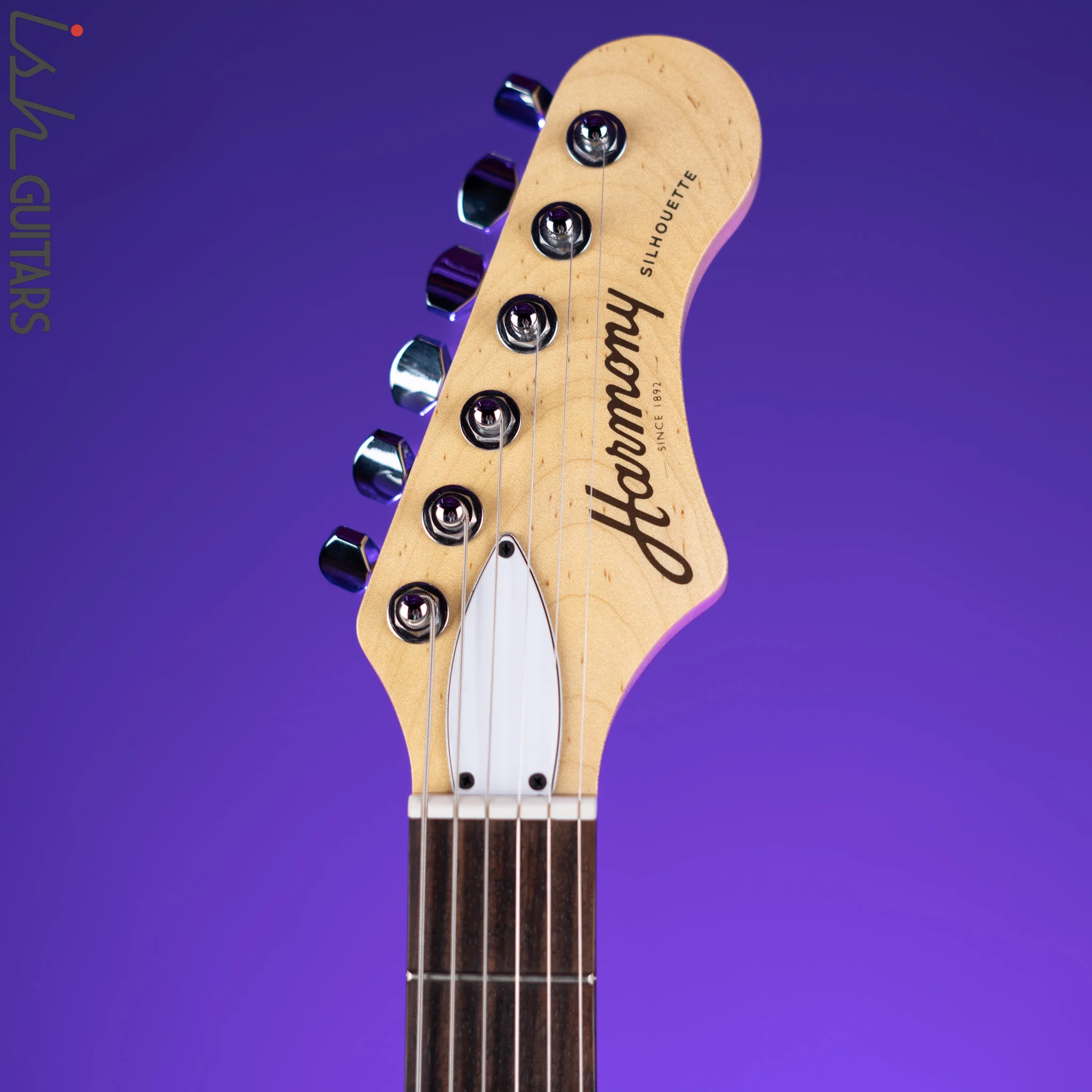 Harmony Standard Silhouette w/ Bigsby Electric Guitar Burgundy Demo - Image 6