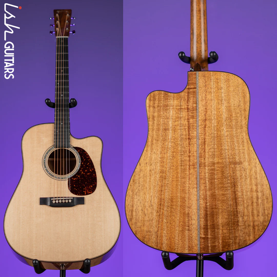 Martin Custom Shop D-28 Acoustic Guitar Flamed Koa Natural