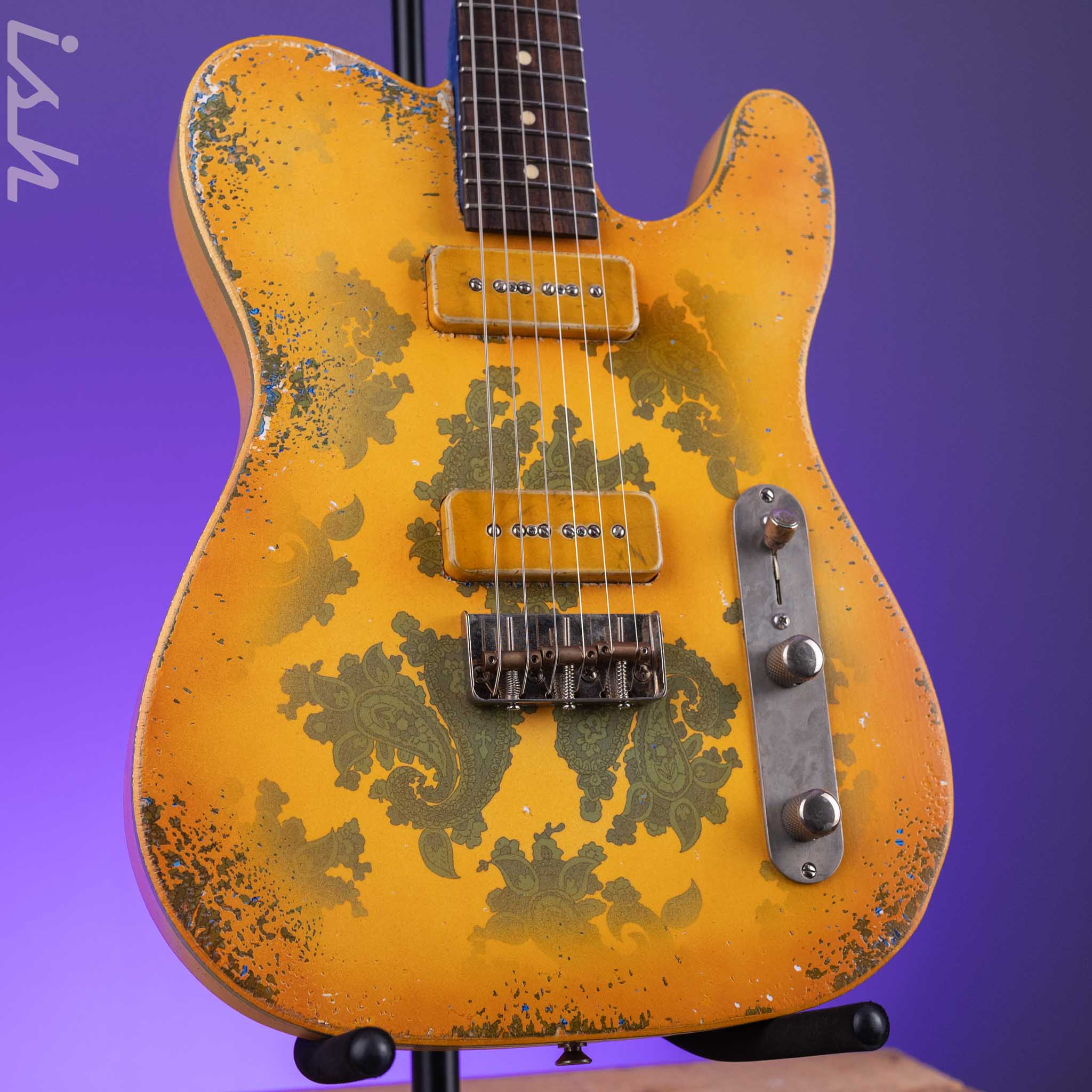 2022 Palir Titan Yellow w/ Faded Blue Paisley